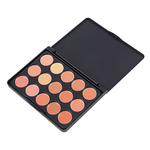 Professional 15-Color Mini Concealer Palette - Face Camouflage Makeup Base & Contour Kit for Flawless Coverage | Perfect for Daily Makeup, Photo Shoots & Special Events