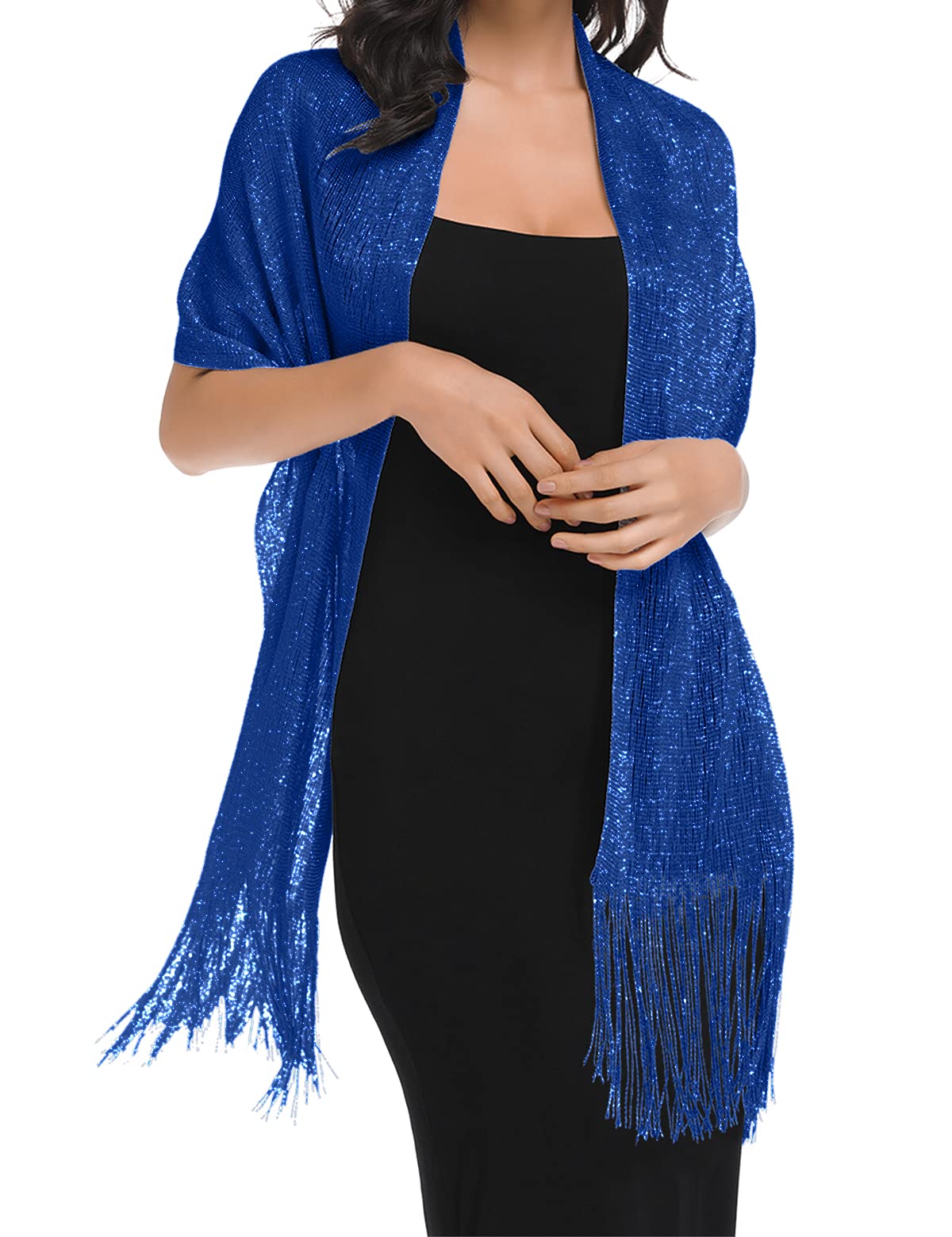 Elegant BANETTETA Women's Shawl Wrap - Formal Evening Scarf with Buckle for Weddings, Parties & Special Occasions - Perfect for Dresses, Gowns & Evening Wear
