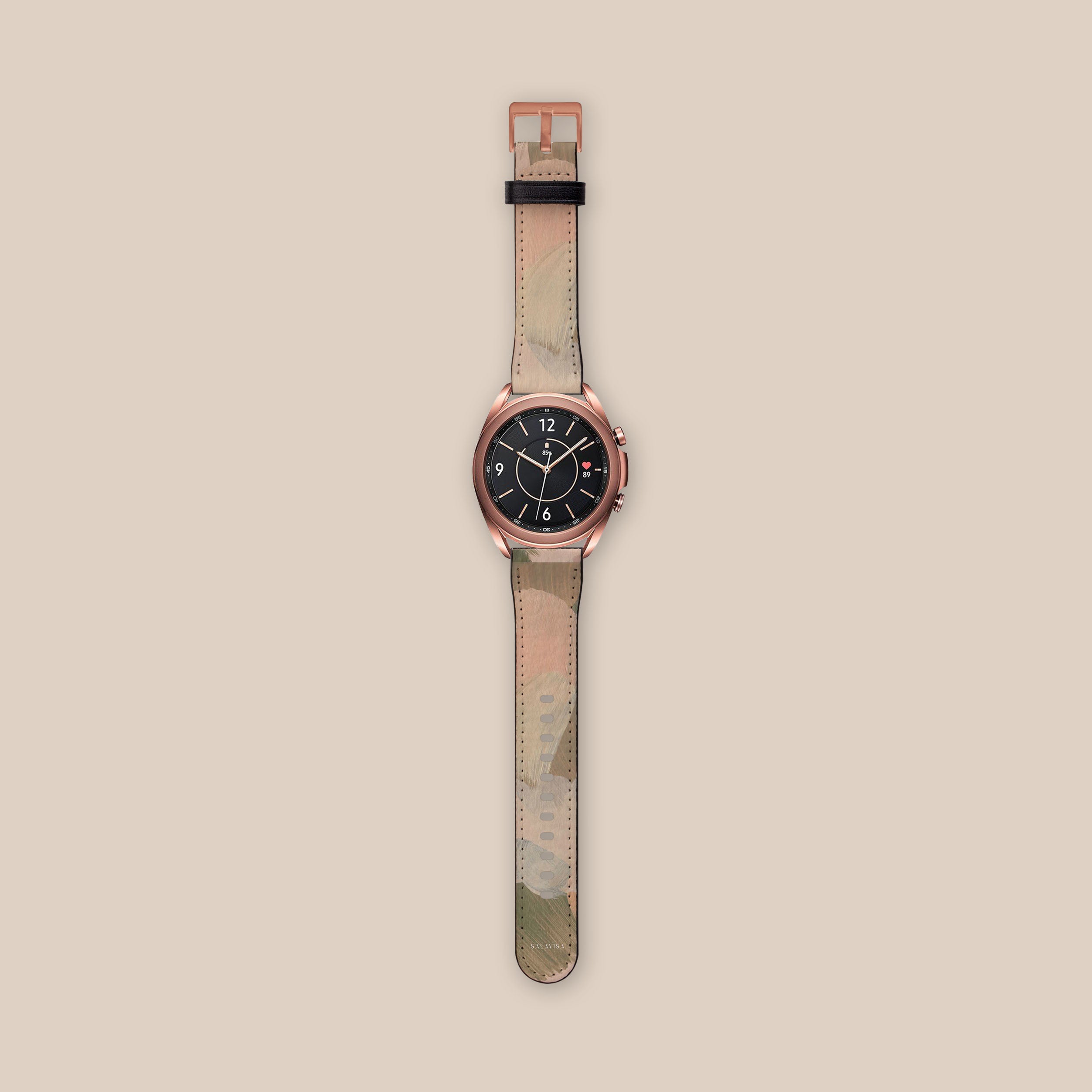 Lush Escape Galaxy Watch Band - Premium Durable Silicone Strap for Samsung Galaxy Watch 4/5/6, Comfortable & Stylish for Running, Workout, Swimming & Daily Wear