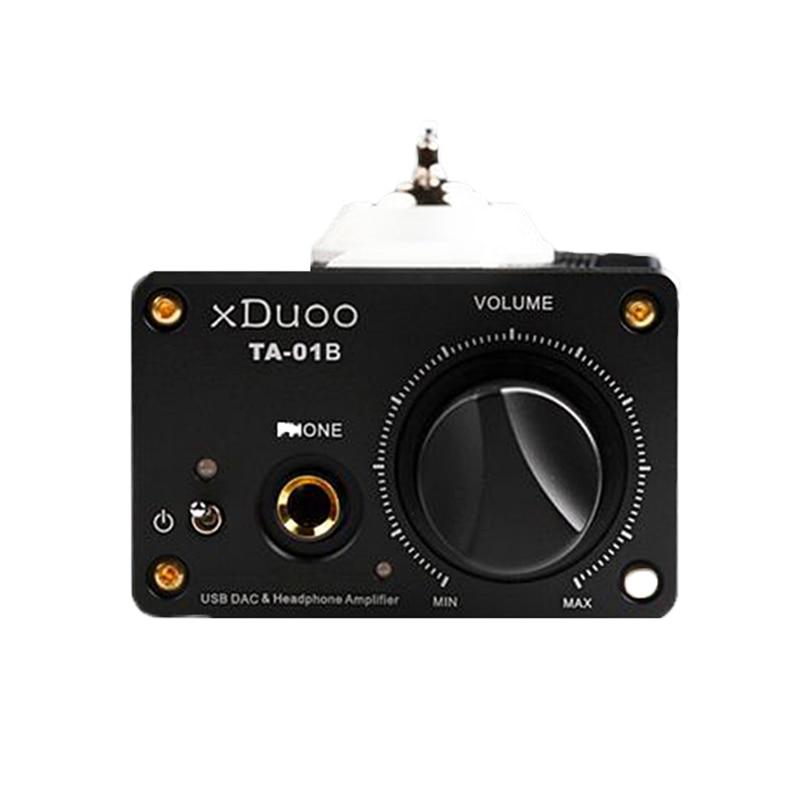xDuoo TA-01B 12AU7 Tube Amplifier - High Performance HIFI USB DAC Headphone Amp for Audiophiles | Perfect for Home Audio & Studio Listening