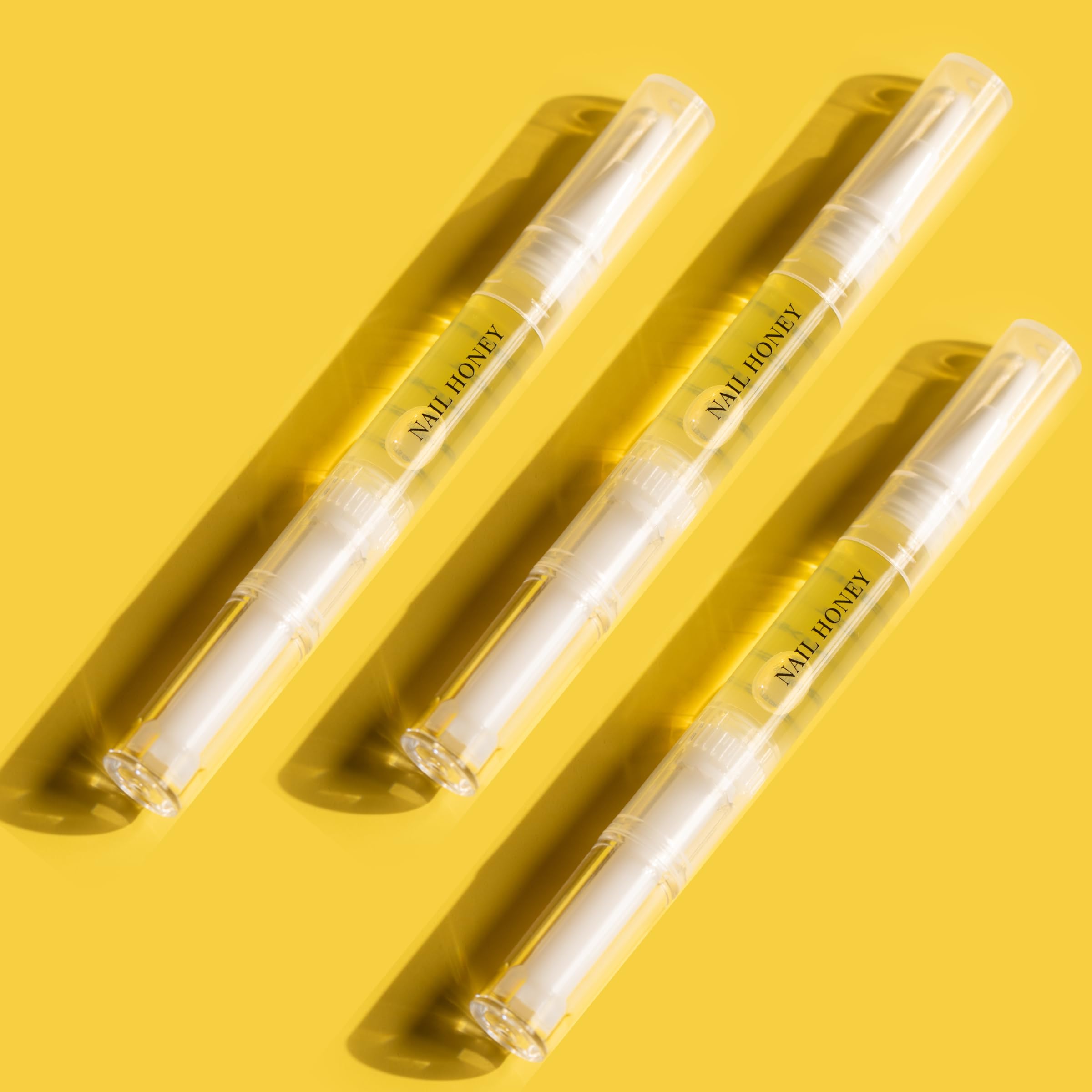 Twinkled T Nail Honey - Organic Nail Strengthener Treatment for Growth, Strength & Moisture | Cuticle Oil Pen (2ml) | Perfect for Brittle Nails, Dry Cuticles & At-Home Manicures