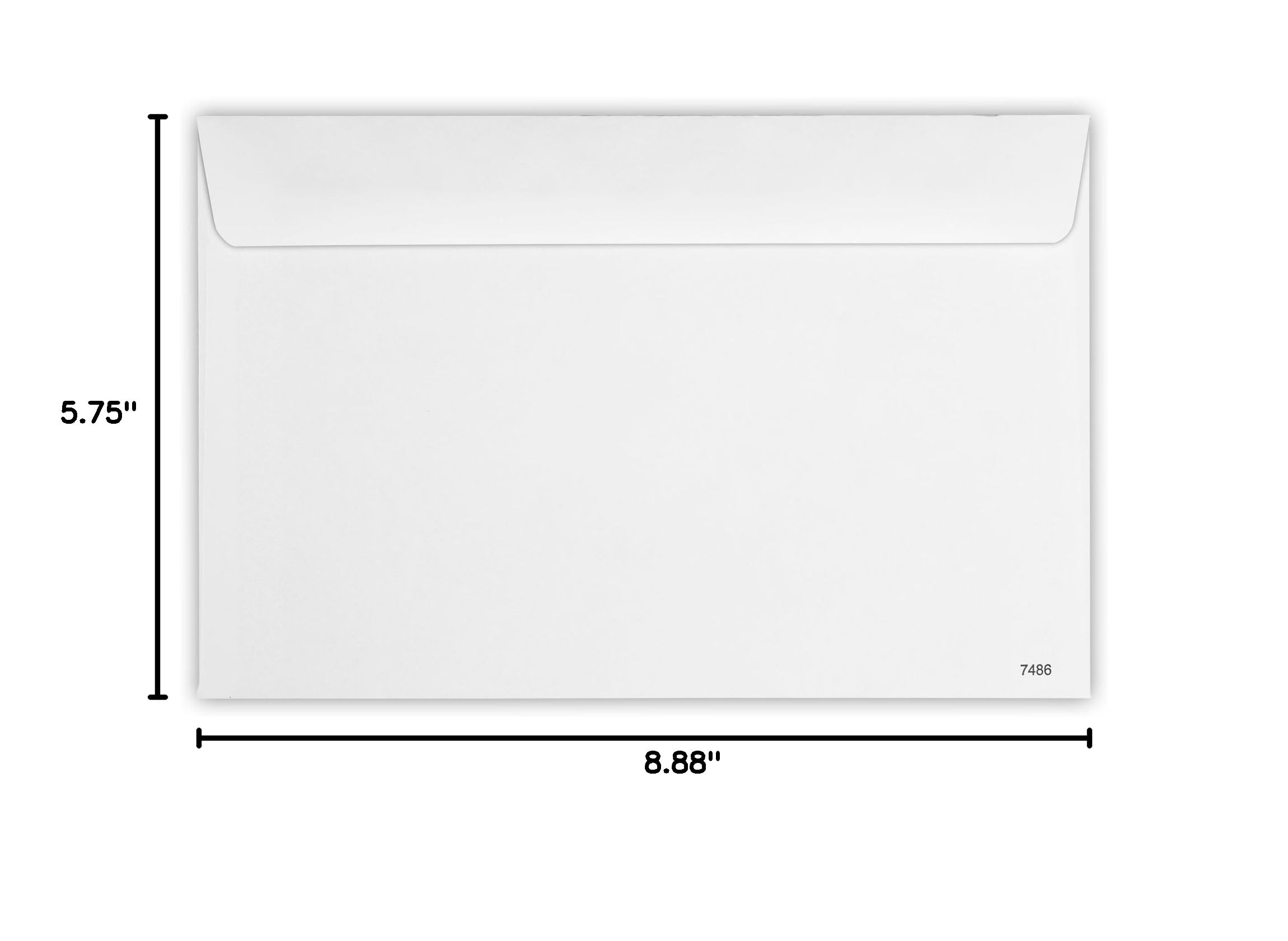 Premium LUXPaper Double Window Tax Envelopes for W-2/1099 Forms - Security Tint, 5 3/4