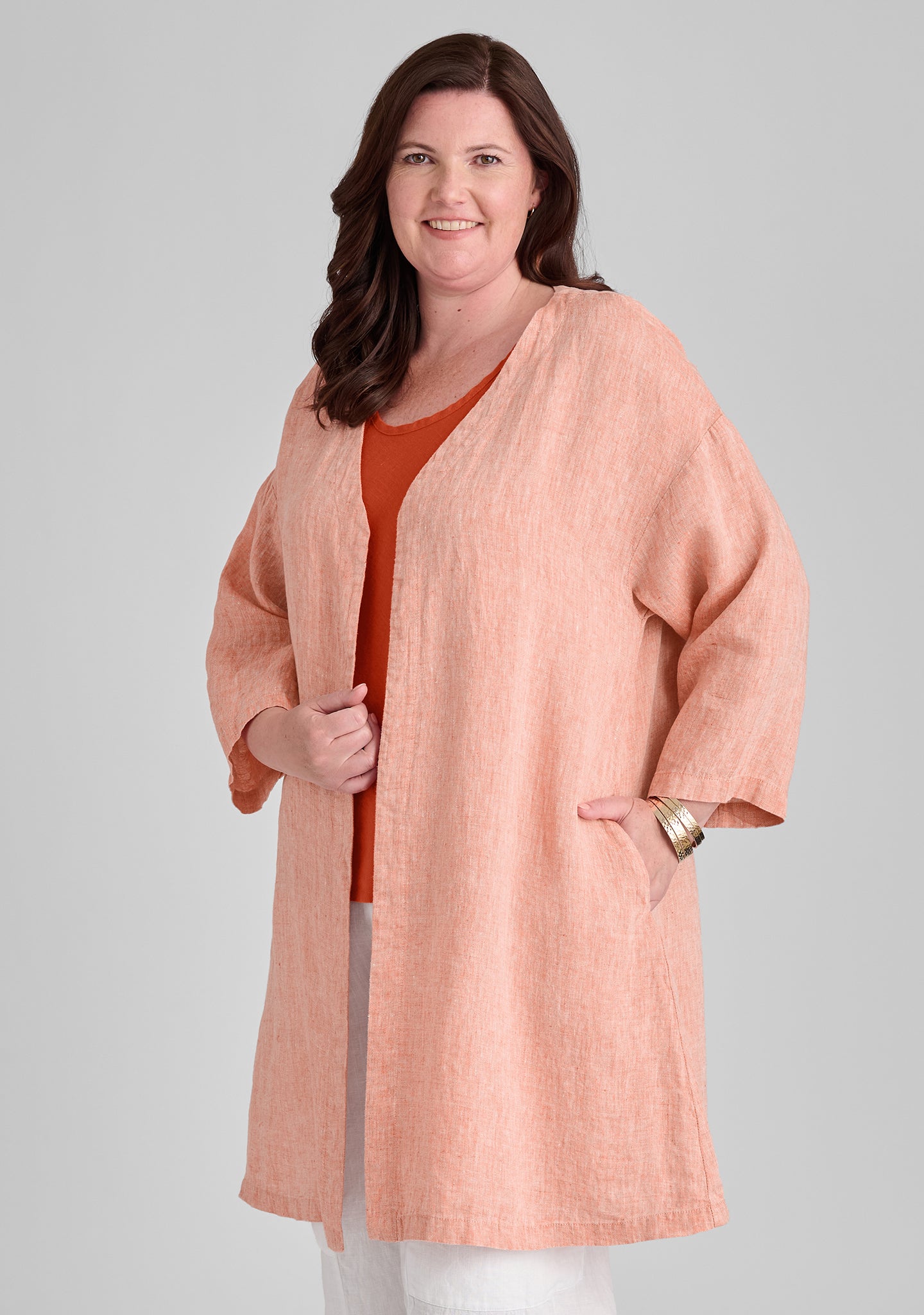 Stylish Harmony Linen Jacket for Women & Men - Lightweight Breathable Summer Blazer - Perfect for Casual Outings, Beach Cover-Up & Office Wear
