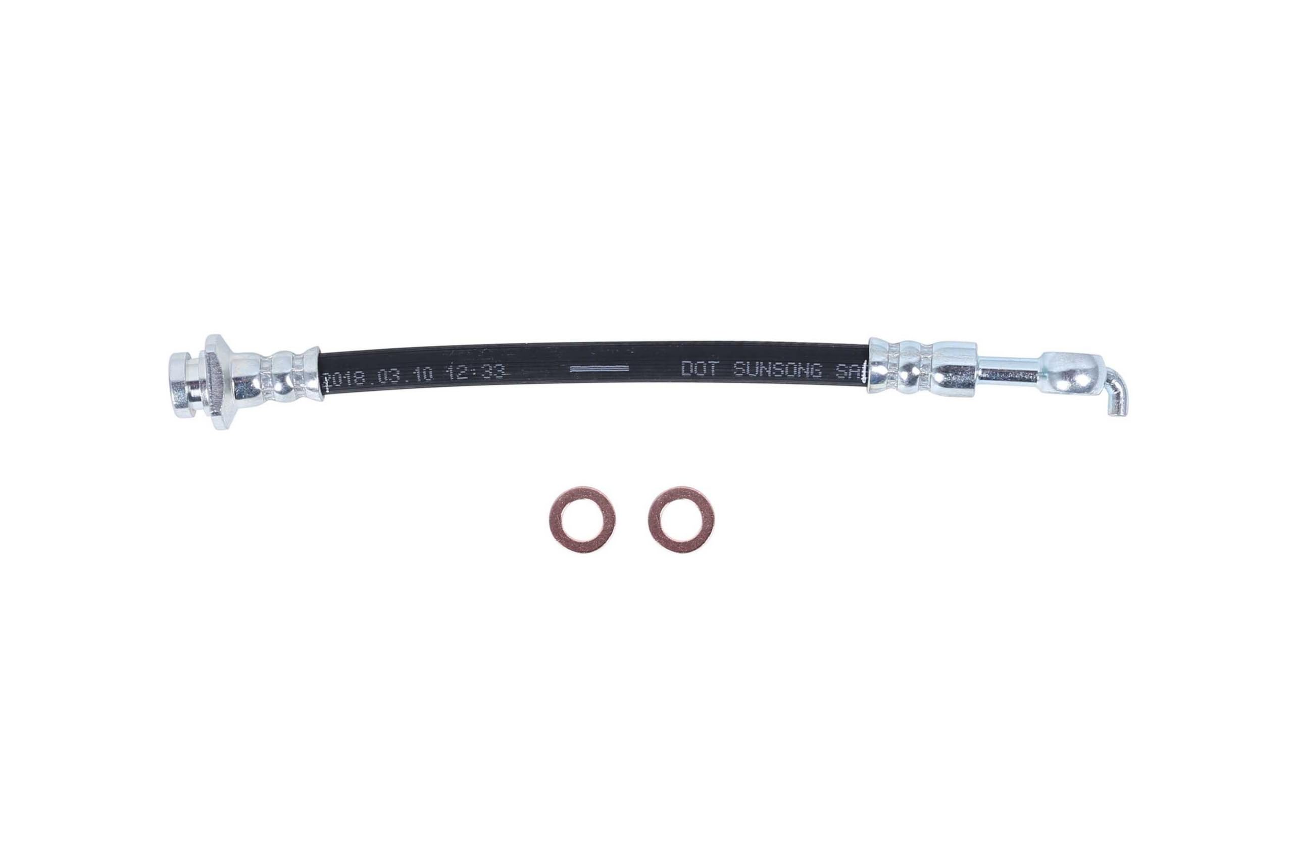 Sunsong 2206612 Brake Hydraulic Hose - High Performance Replacement for Smooth Braking | Perfect for Trucks, SUVs and Off-Road Vehicles