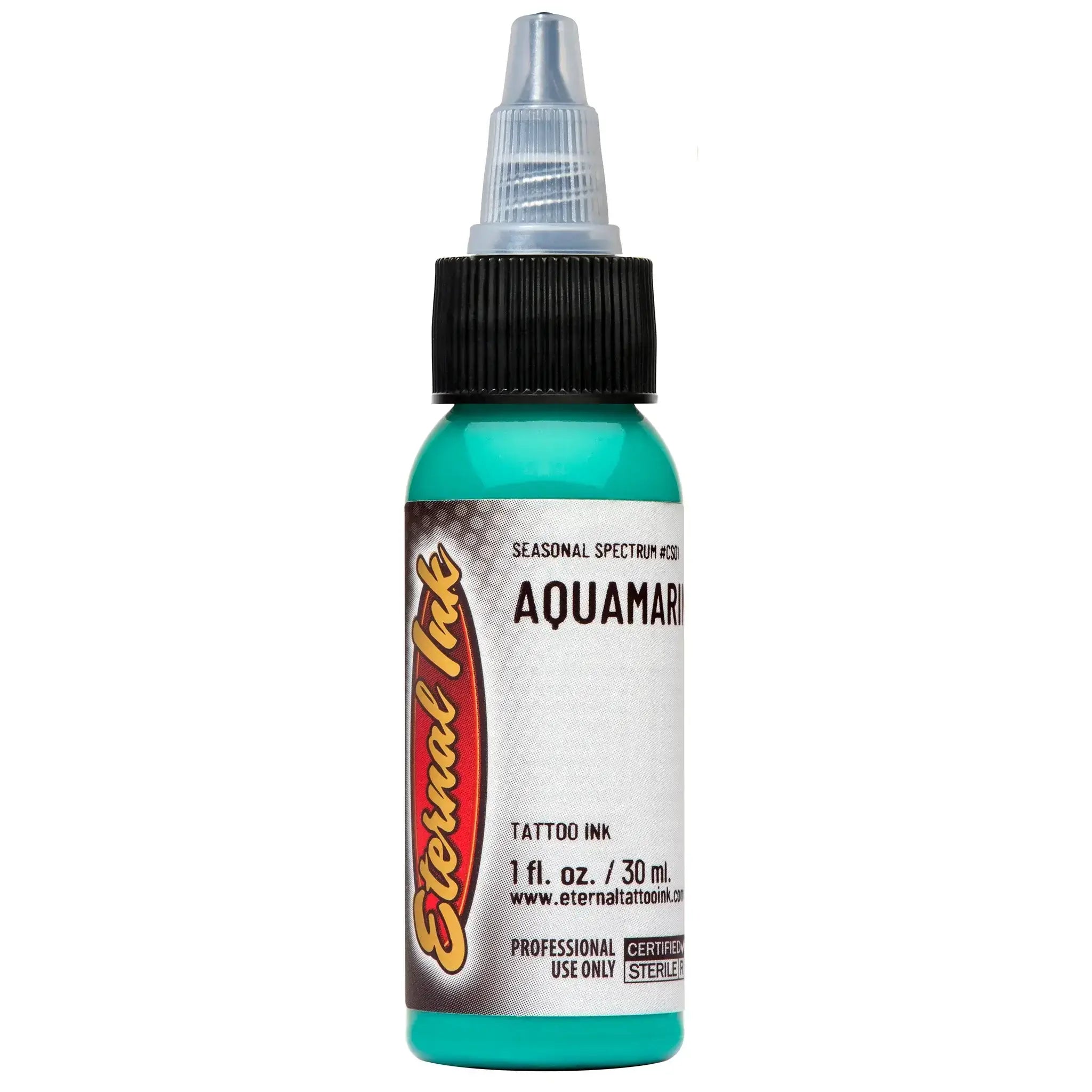 Premium Aquamarine Eternal Ink - 1 oz Bottle for Calligraphy, Tattoo & Art Projects - Waterproof & Fade-Resistant Ink for Professional Artists & Hobbyists