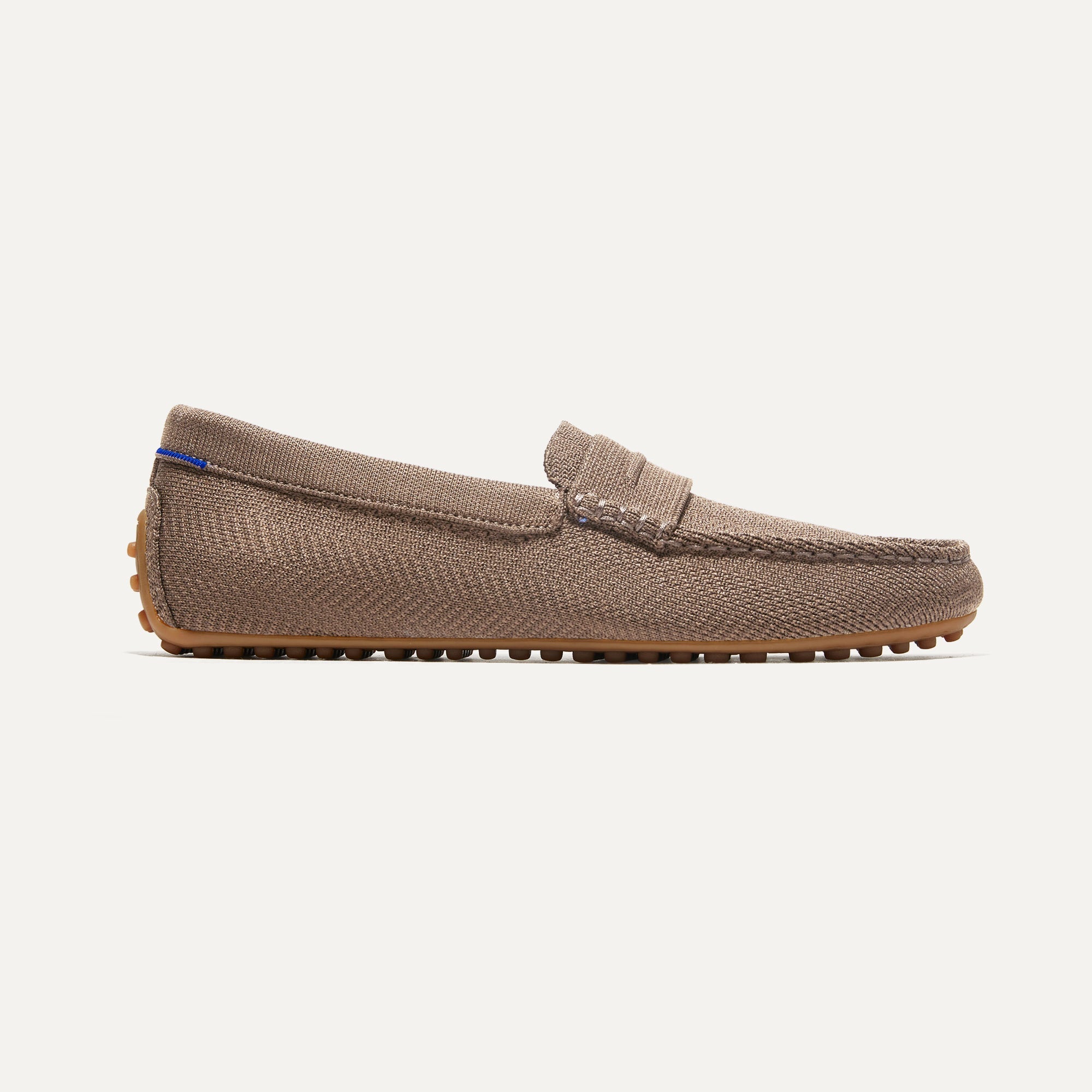 Portobello Herringbone Driving Loafers for Men - Comfortable Slip-On Shoes for Casual Wear, Work & Travel