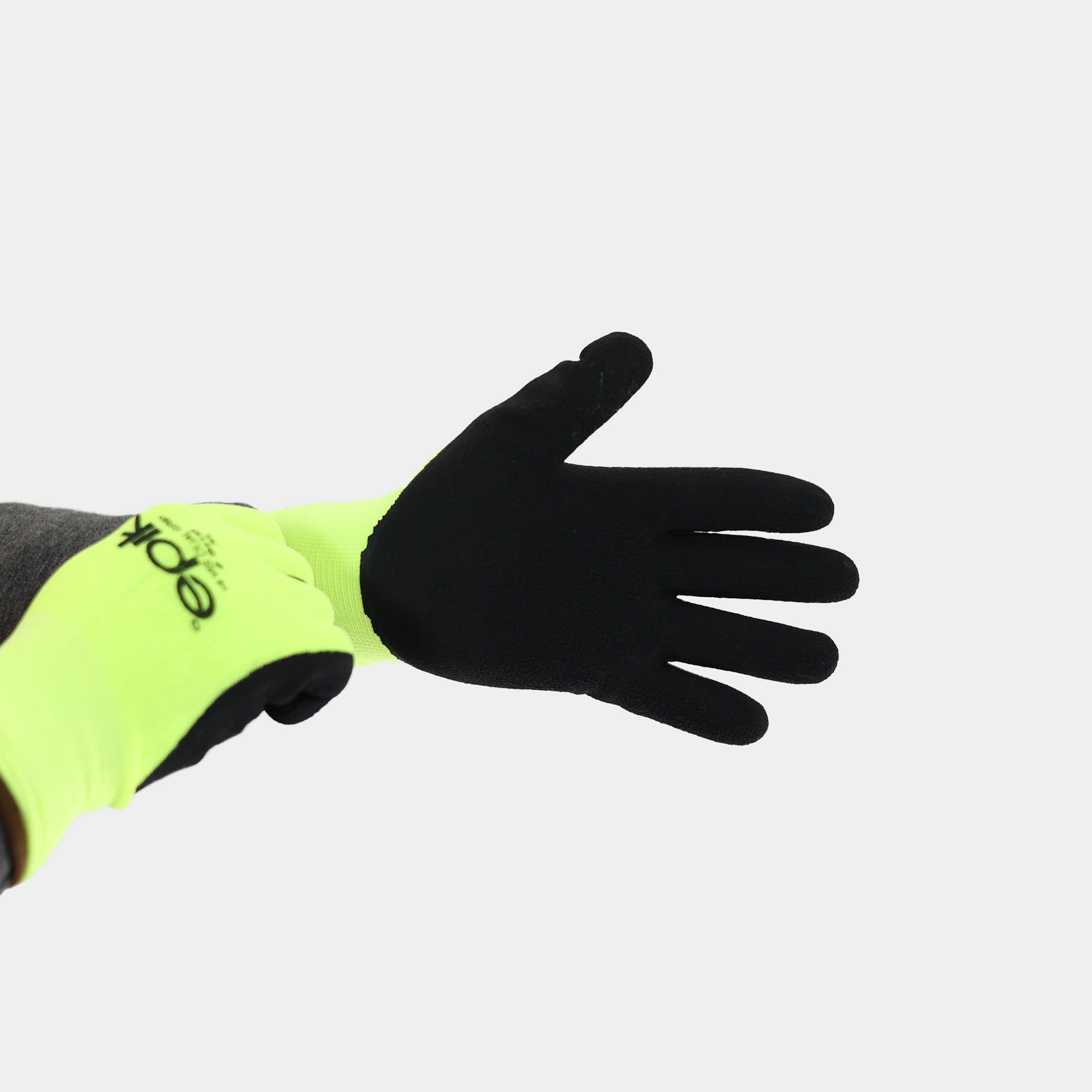 Dual Grip Work Gloves - Yellow for Enhanced Safety & Comfort | Perfect for Construction, Gardening & DIY Projects
