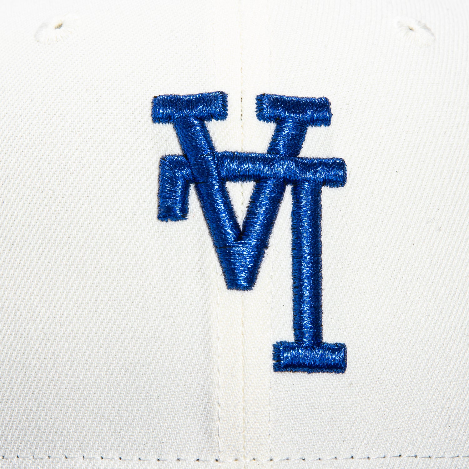 New Era 59Fifty Los Angeles Dodgers Upside Down Snapback Hat - White & Royal Blue Baseball Cap for Men & Women | Game Day, Streetwear, Sports Fan Fashion Accessory