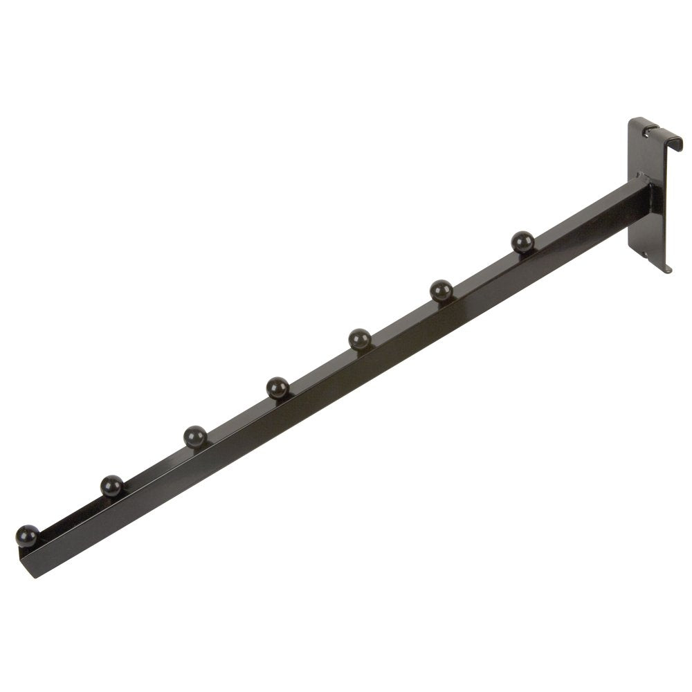 Black 6 Ball Waterfall Fadeout Wire Grid Wall Display - Perfect for Retail Stores, Trade Shows and Home Decor