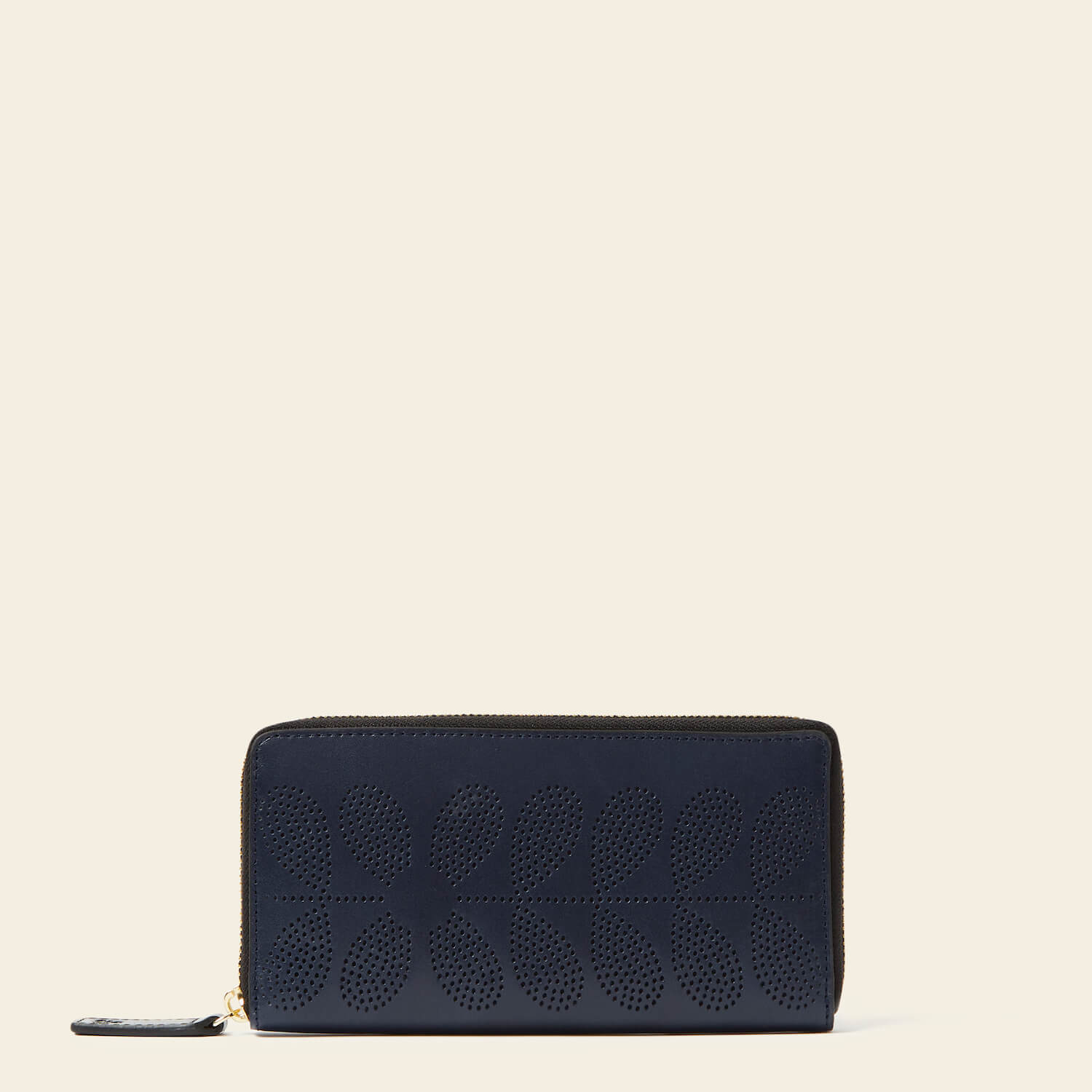 Forget Me Not Floral Wallet - Navy Blue with Punched Flower Design - Perfect for Everyday Use & Gift Giving