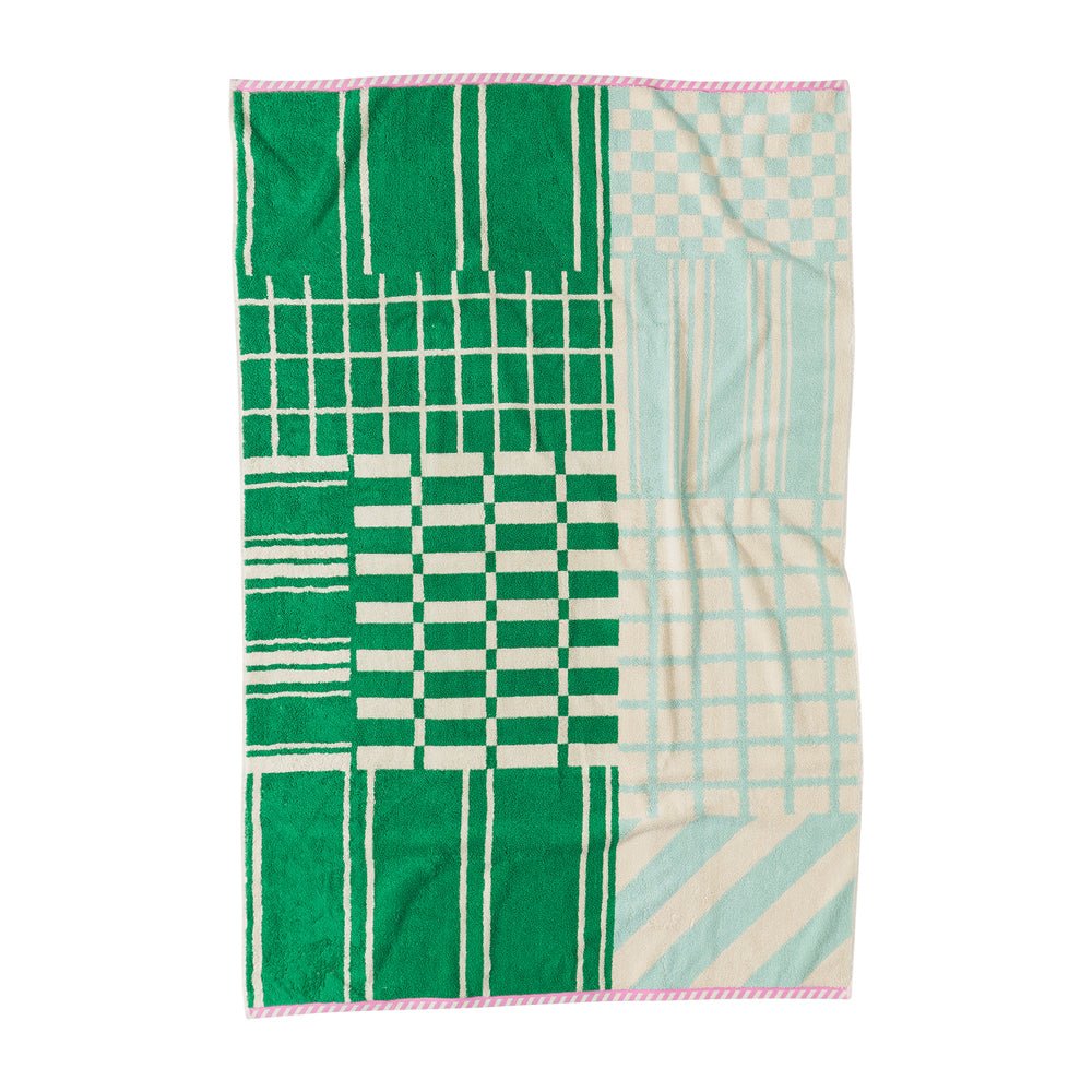 Premium Fresno Bath Sheet in Spearmint - Ultra Soft & Absorbent Luxury Towel for Spa, Bathroom, and Beach Use