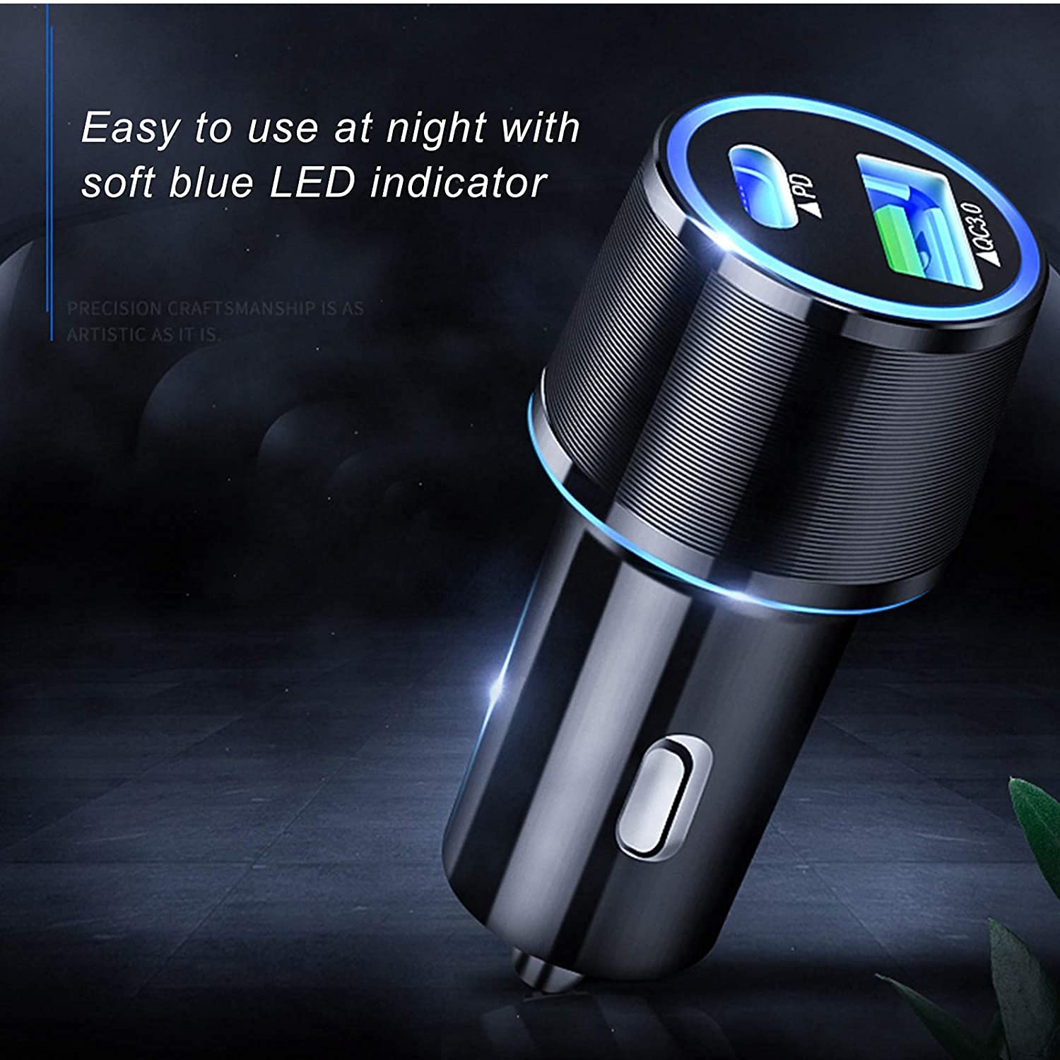 UrbanX 21W Fast Car Charger with PD 3.0 & USB A to Micro USB Cable (3.3FT) - Compatible with Nokia C2 & Most Smartphones - Perfect for Road Trips & Daily Commuting