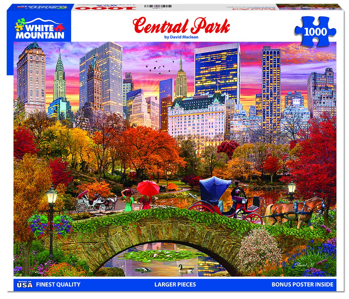 New York Central Park 1000-Piece Jigsaw Puzzle for Adults & Teens