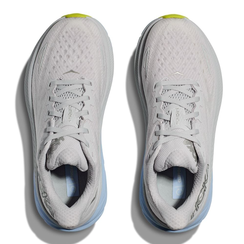 Hoka Women's Clifton 9 Wide Running Shoes - Lightweight Cushioned Sneakers for Road Running, Jogging & Walking - Comfortable Athletic Shoes for Women with Arch Support