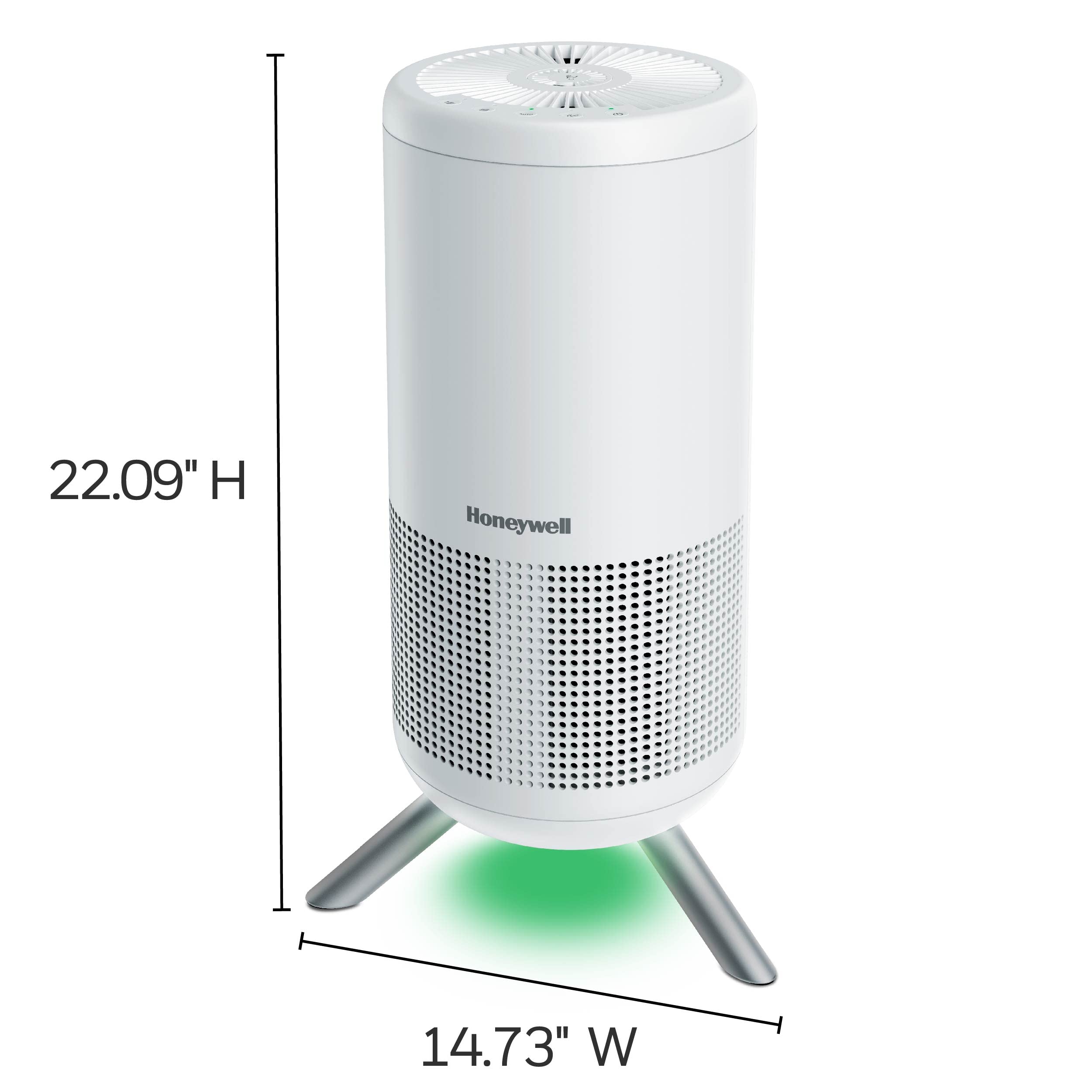 Honeywell HEPA Air Purifier for Medium Rooms up to 190 sq ft - White HPA830W with Auto Mode & UltraQuiet Technology - Reduces Allergens, Smoke, Pollen - Perfect for Bedrooms, Living Rooms & Home Offices