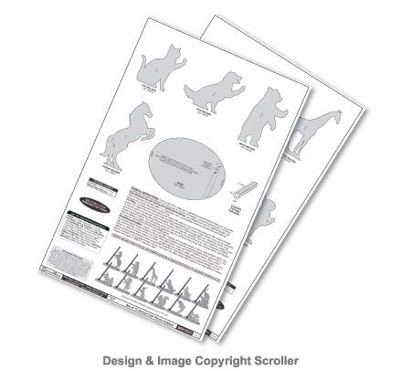 Animal Cell Phone Holder Scroll Saw Pattern - DIY Woodworking Project for Home & Office Decor