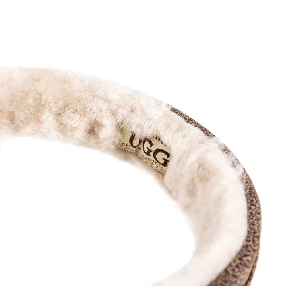 UGG Earmuffs for Women & Men - Soft Fleece Winter Ear Warmers - Cozy & Comfortable for Cold Weather, Outdoor Activities, and Snow Sports