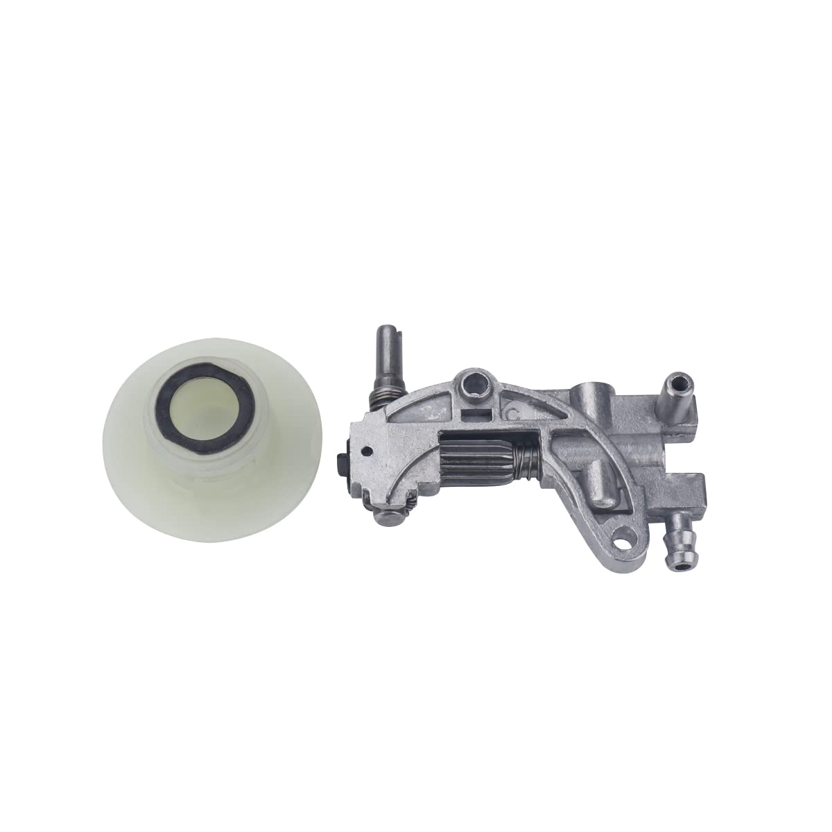 4500 5200 5800 45 52 58 62CC Chainsaw Oil Worm Pump Replacement Part - Compatible with Chinese Chainsaws - Perfect for Forestry, Lumber Cutting & DIY Woodworking Projects