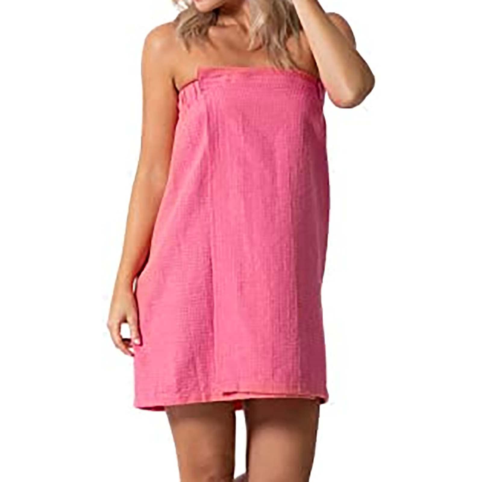 Women's Waffle Spa Bath Robe - Soft Cotton Towel Wrap with Adjustable Belt, Cover Up for Beach, Pool & Lounge Wear - Perfect for Spa, Travel & Relaxation at Home