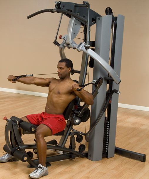 Body Solid Fusion 600 Single Stack Home Gym System - Strength Training Equipment for Full Body Workouts | Perfect for Home Gym, Small Spaces & Personal Fitness Training
