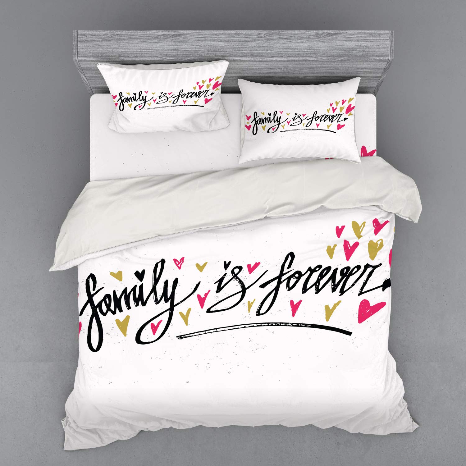 Ambesonne 4-Piece King Size Duvet Cover Set - 