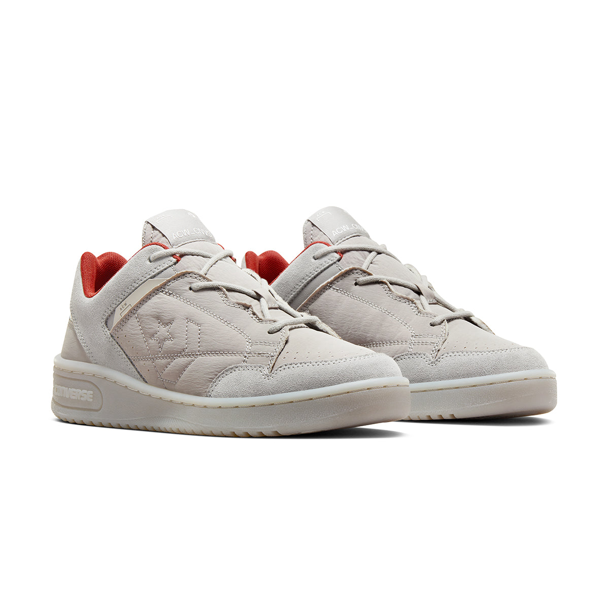 A COLD WALL* Weapon Ox Sneakers in Flint Grey - Men's High-Top Streetwear Shoes for Urban Fashion & Casual Wear