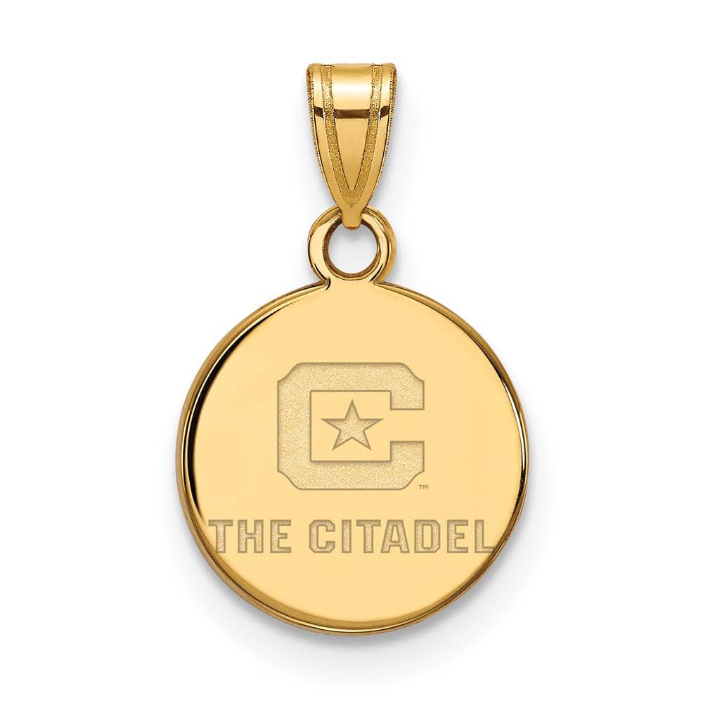 10k Yellow Gold The Citadel Small Pendant Necklace for Women - Elegant Minimalist Religious Cross Jewelry Gift for Baptism, Confirmation & Everyday Wear