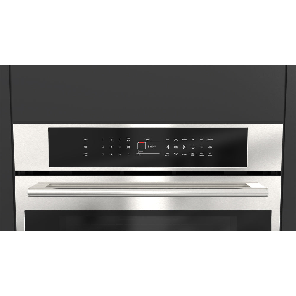 Fulgor Milano 30-inch Built-In Electric Convection Wall Oven with Multiple Color Options (F7SP30) - Perfect for Modern Kitchens, Baking, Roasting & Entertaining