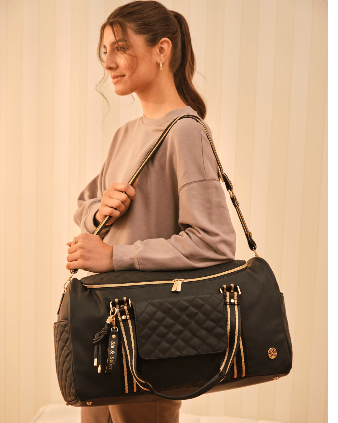 The Voyager Duo Backpack - Stylish & Durable City Trooper & Mama Mia Black Backpack for Commuting, Travel, and Everyday Use