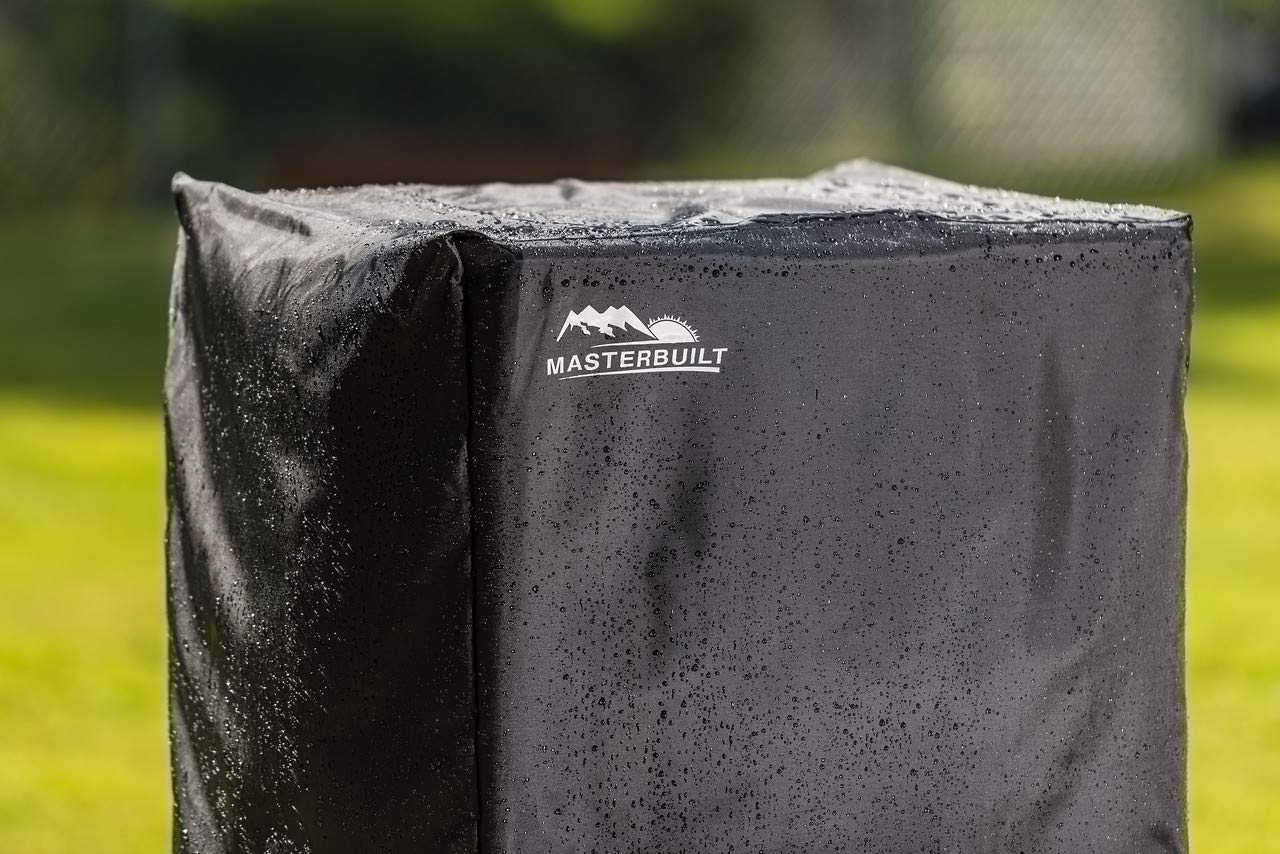 Masterbuilt 40-Inch Electric Smoker Cover - Waterproof & UV Resistant Protection for Outdoor Grilling & BBQ Accessories - Perfect for Backyard Cooking, Camping & Tailgating