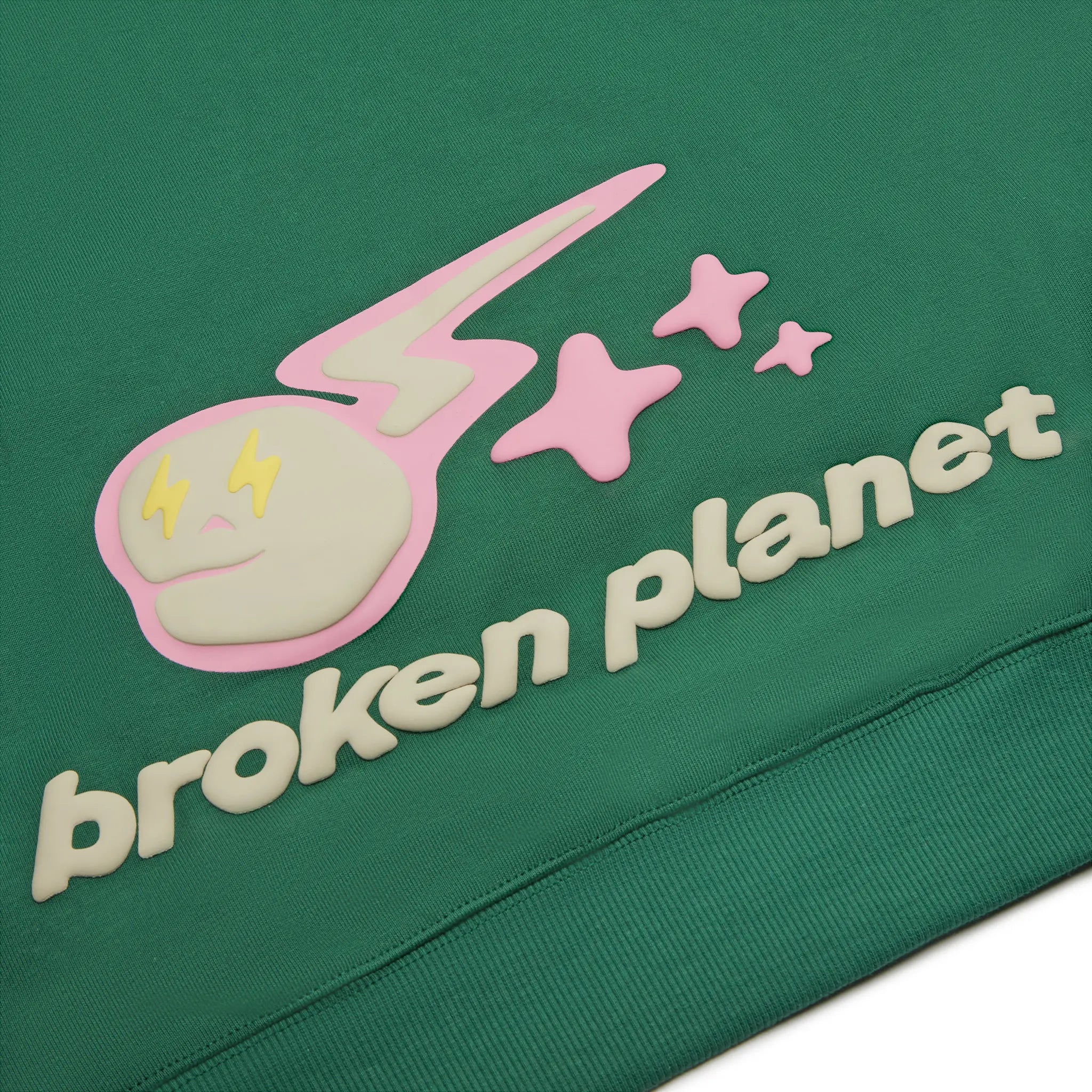 Broken Planet Speed Of Light Hoodie - Malachite Green Pullover for Men & Women | Streetwear Fashion, Casual Wear & Loungewear