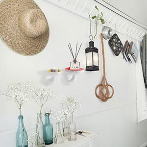 Okngr Set of 3 Mushroom Floating Wall Shelves - Rustic Wood Hanging Shelves for Bedroom, Living Room & Bathroom Decor - Perfect for Displaying Plants, Books & Decorative Items