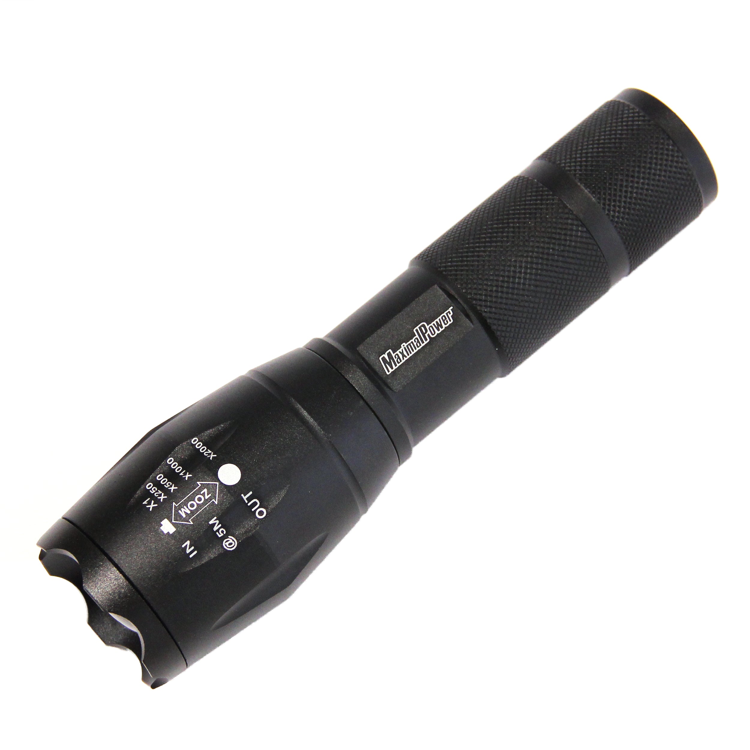MaximalPower Mini LED Flashlight - Ultra Bright 1000 Lumens, 18650 Rechargeable Battery, Waterproof & Durable for Camping, Hiking, Emergency, Outdoor Adventures