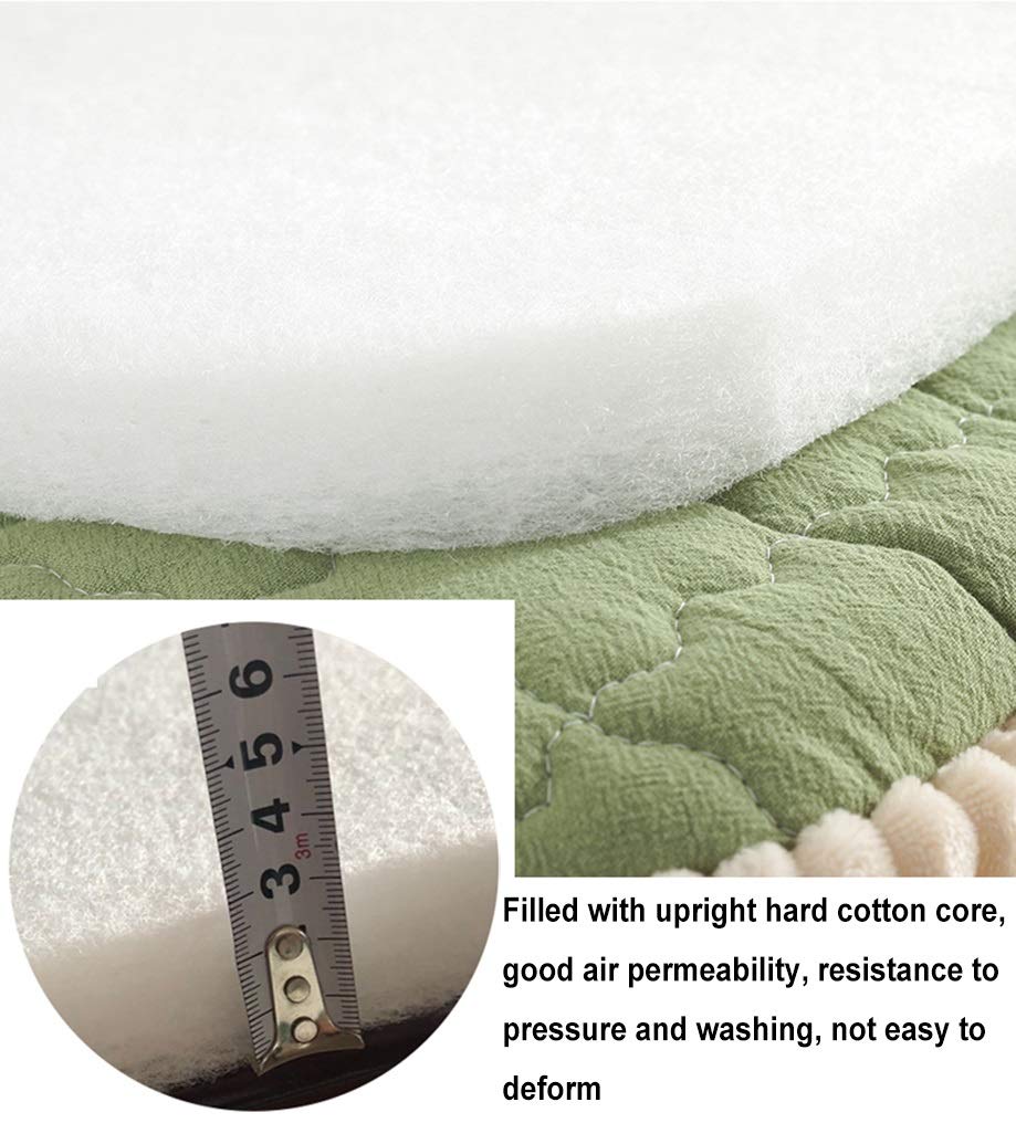 Premium Washable Dining Chair Cushions - Removable Anti-Slip Seat Covers for Kitchen Chairs, Comfortable & Dust-Proof Home Decor - Perfect for Dining Room, Breakfast Nook & Office Chairs