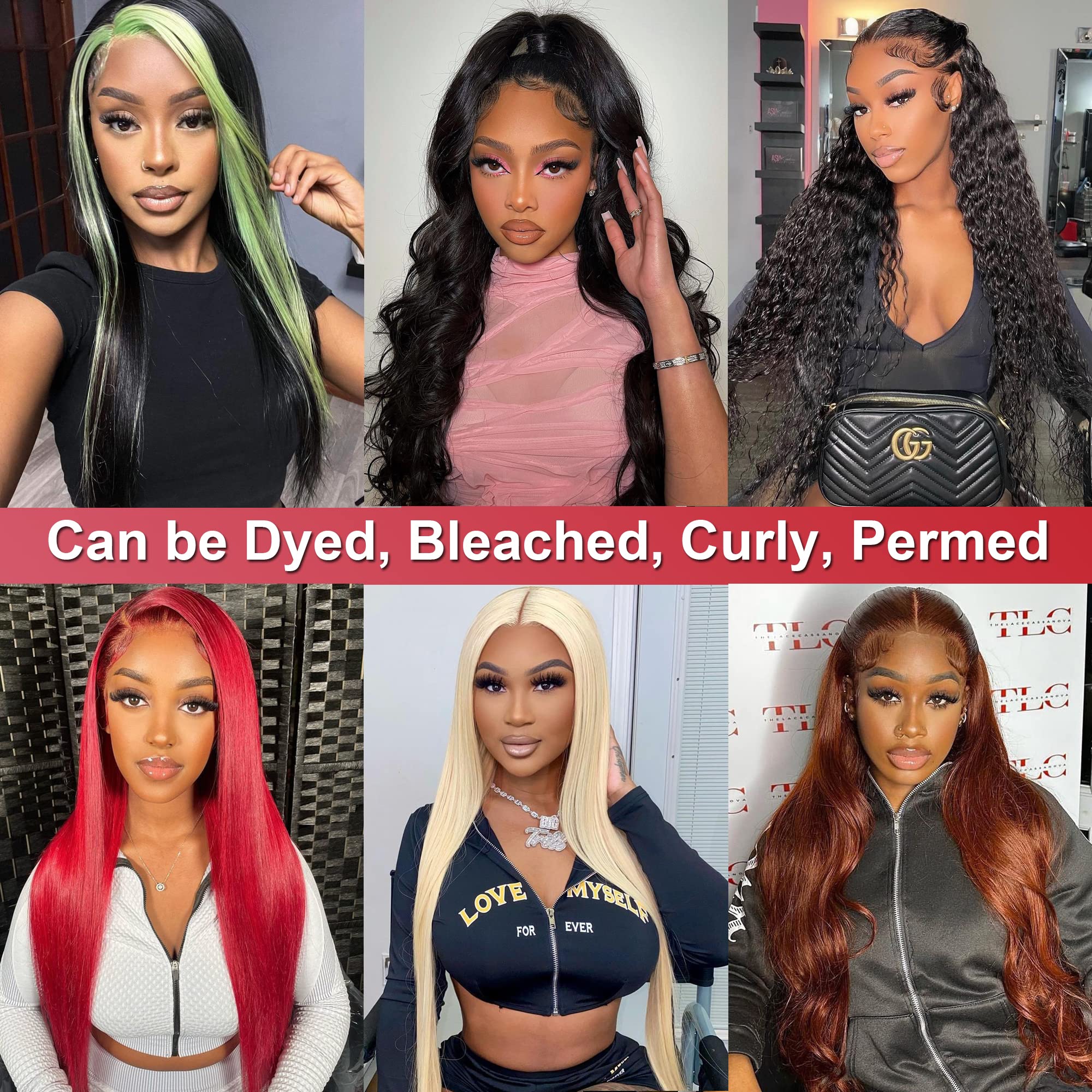 VIPbeauty 13x6 HD Lace Front Wigs Human Hair 180% Density Transparent 12A Brazilian Straight Lace Frontal Wig for Black Women - Pre Plucked with Baby Hair, 28 Inch | Natural Look for Daily Wear, Parties & Special Occasions