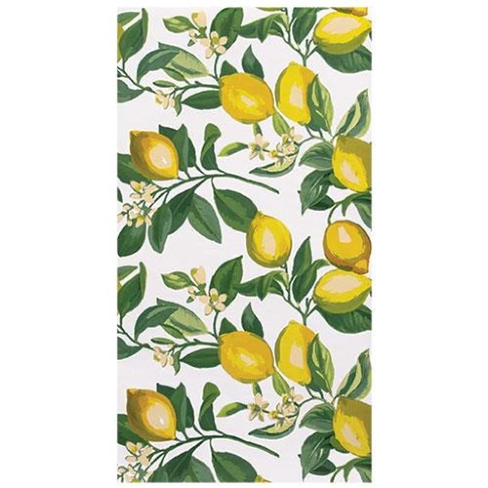 Leafy Lemon Peel & Stick Wallpaper - Self-Adhesive Removable Wallpaper for Home Decor, Bedroom, Kitchen, Bathroom - Easy DIY Wall Covering for Renters & Homeowners