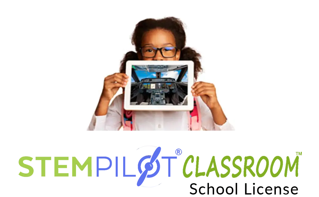 STEMPilot Introduction to Aviation Curriculum - School License | Aviation Education Program for K-12 Students | Perfect for Classroom STEM Learning & Aviation Career Exploration