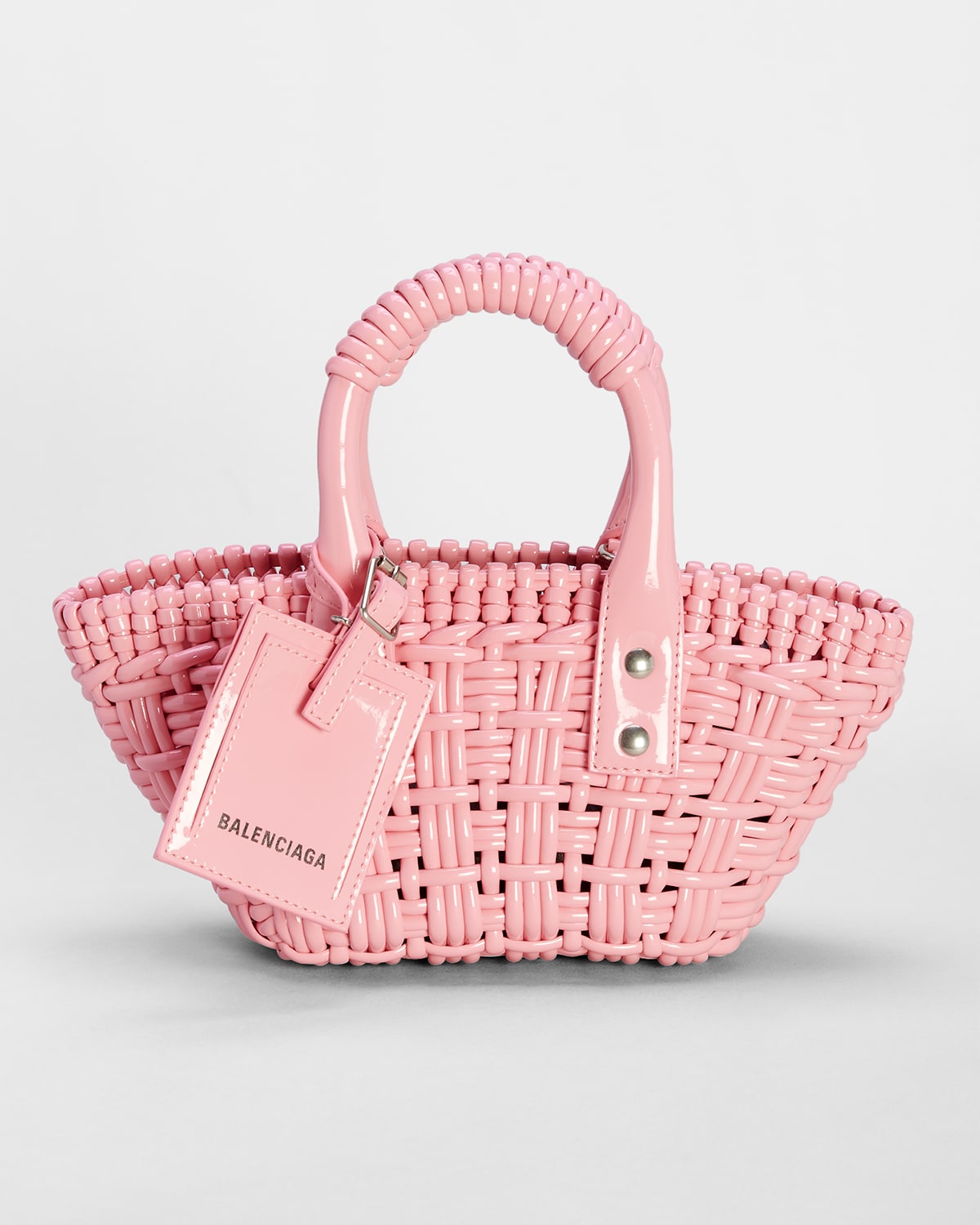 Stylish XXS Bistro Basket Bag with Adjustable Strap - Perfect for Farmers Market, Beach & Picnic Outings