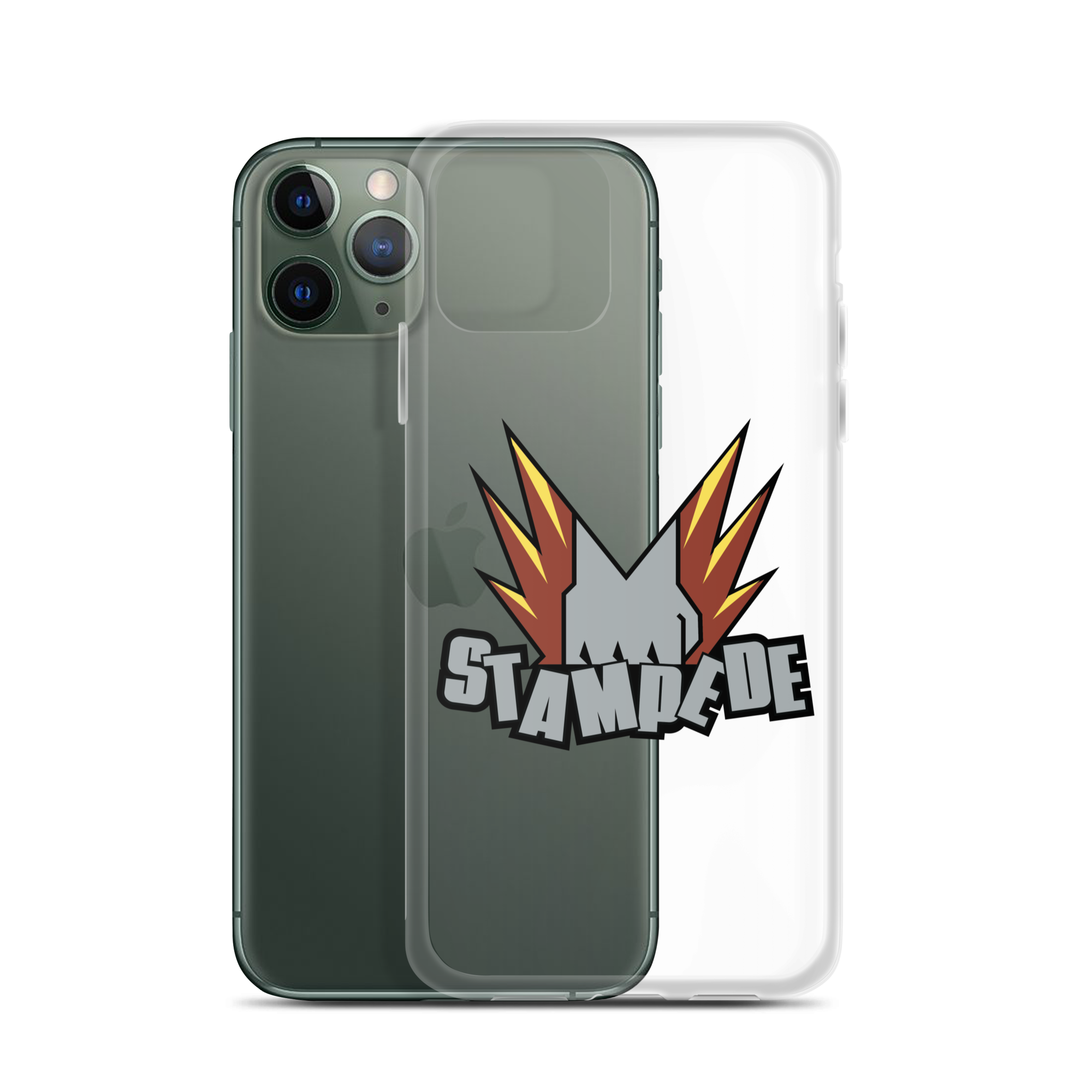 Zoo Jitsu Fighters Stampede iPhone Clear Case - Durable Protective Cover for iPhone 11/12/13/14/15 Pro Max - Slim Shockproof Phone Case for Everyday Use, Travel & Outdoor Activities