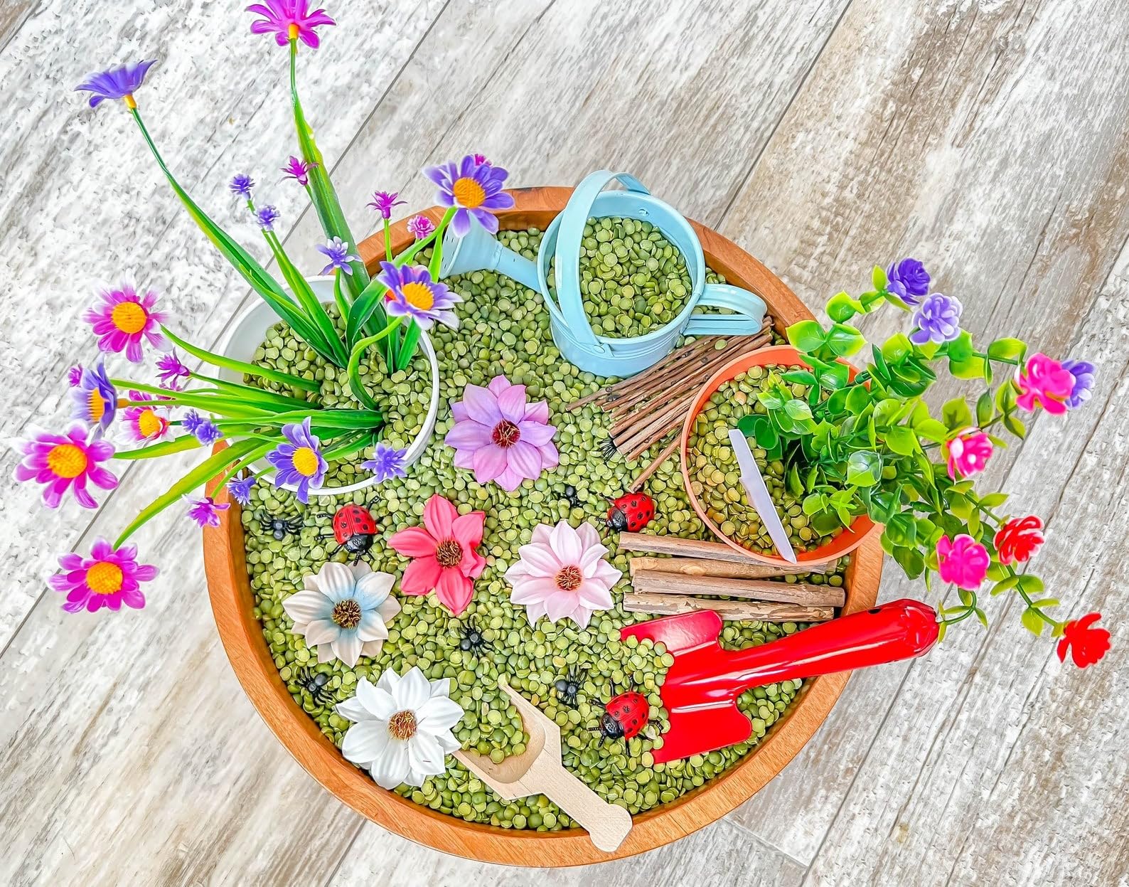 Montessori Sensory Bins for Kids - Gardening Themed Sensory Toys for Preschoolers | Educational Learning Activities for Toddlers & Classroom Play