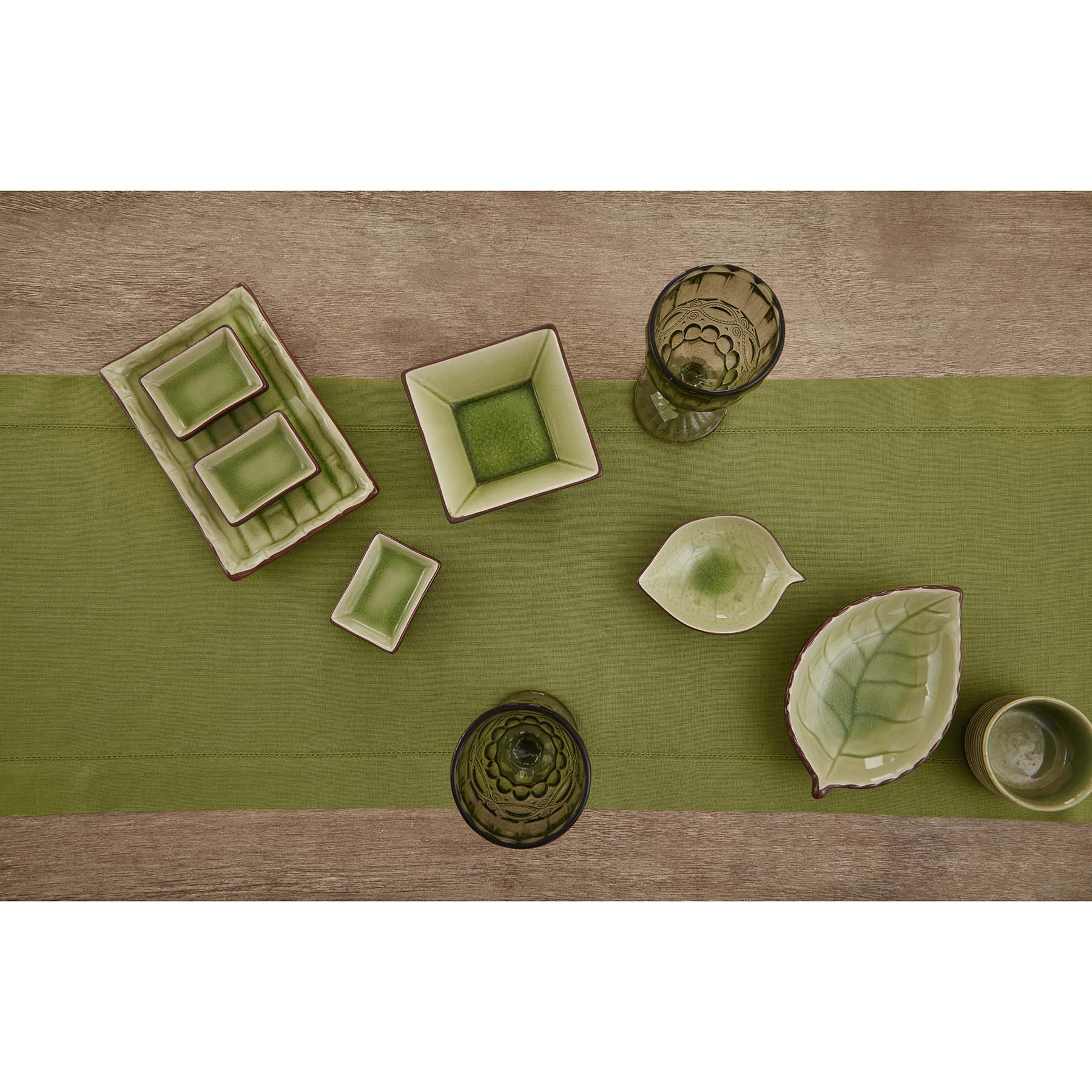 Elegant Classic Hemstitch Table Runner - Premium Linen Dining Table Decor for Weddings, Holidays & Home Decor