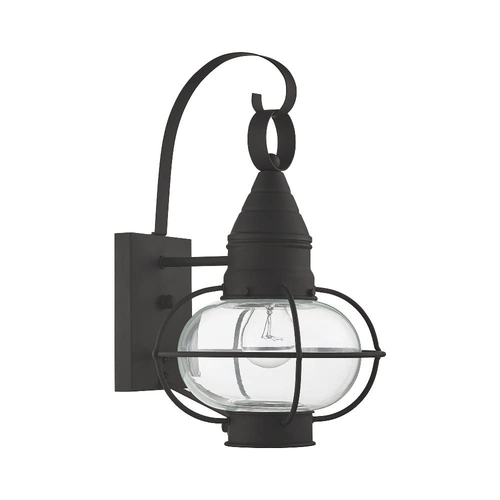 Livex Lighting 26901-04 Black Outdoor Wall Lantern - 8.75