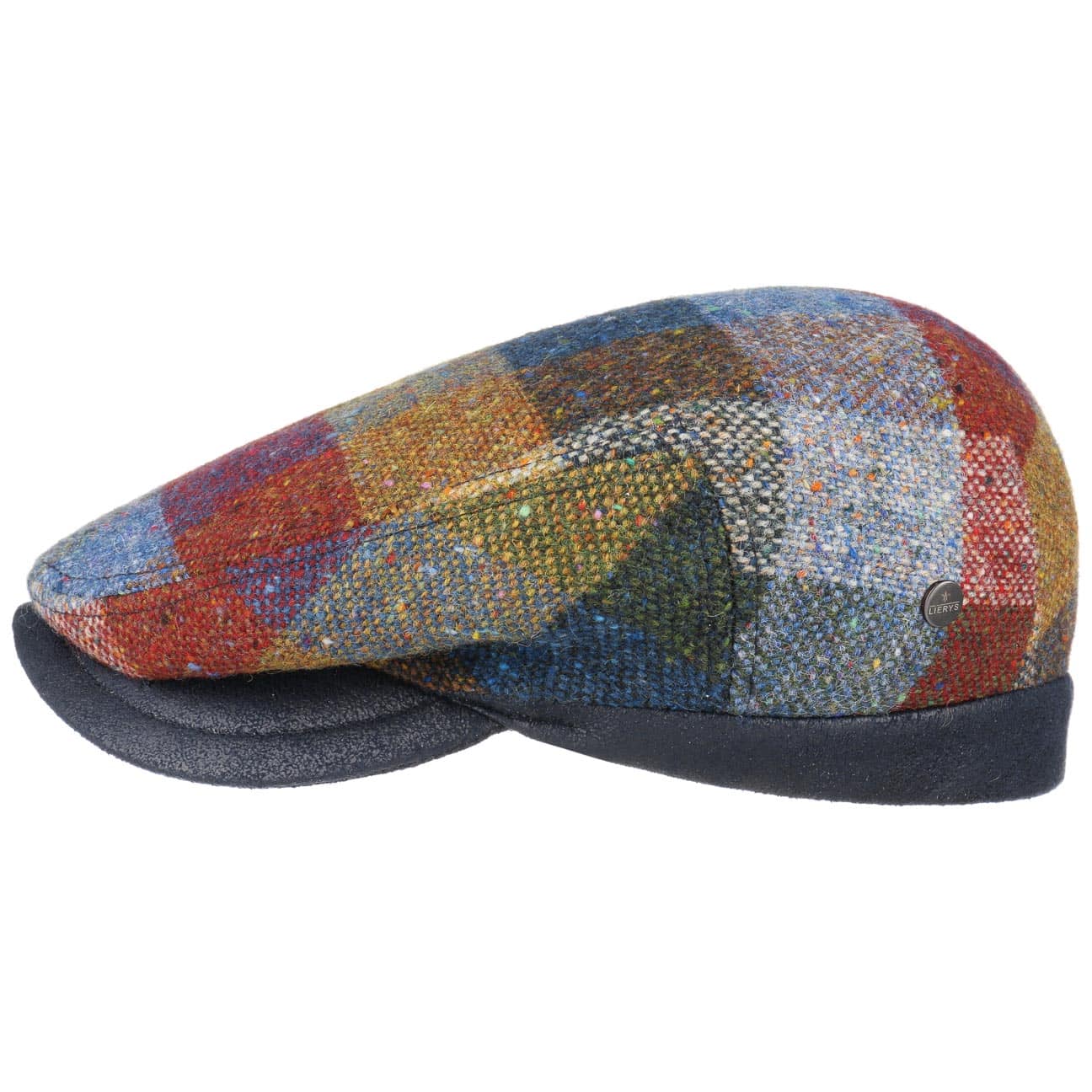 Lierys Finzi Tweed Flat Cap - Classic Wool Newsboy Hat for Men - Perfect for Outdoor Activities, Casual Wear & Vintage Fashion