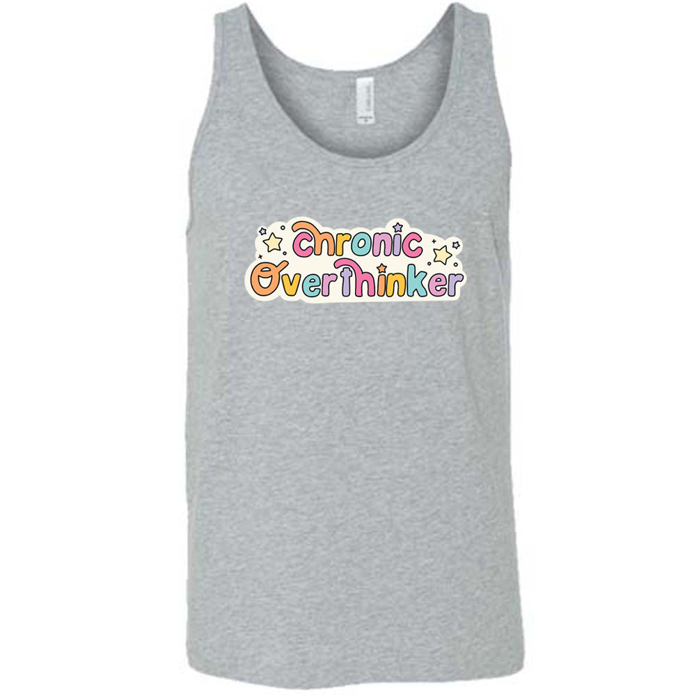 Chronic Overthinker Shirt - Unisex Funny Graphic Tee for Men & Women | Perfect Gift for Overthinkers, Anxiety Relief, Casual Wear