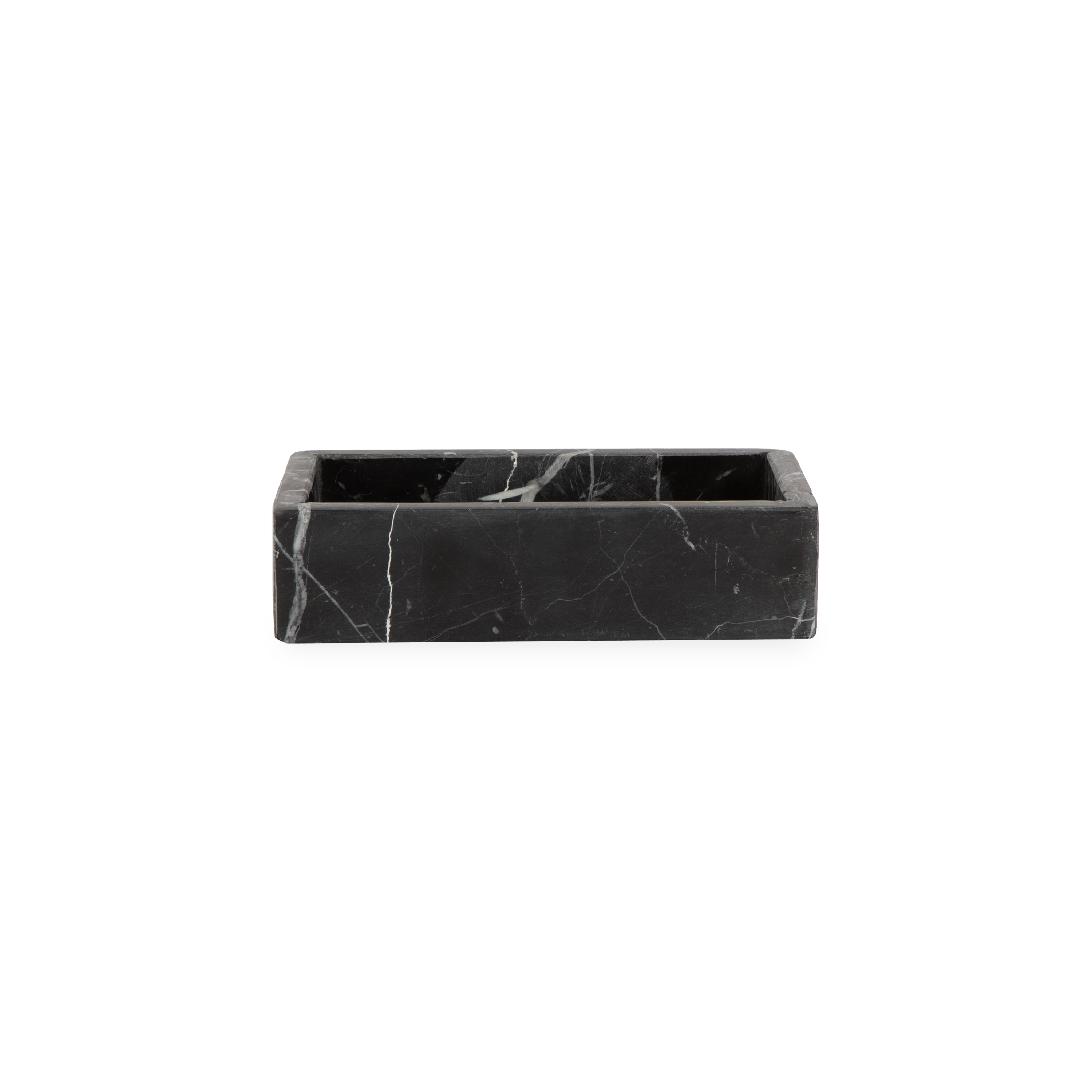Black Marble Soap Dish - Elegant Bathroom Organizer for Luxury Showers & Spa Decor | Perfect for Modern & Minimalist Bathrooms