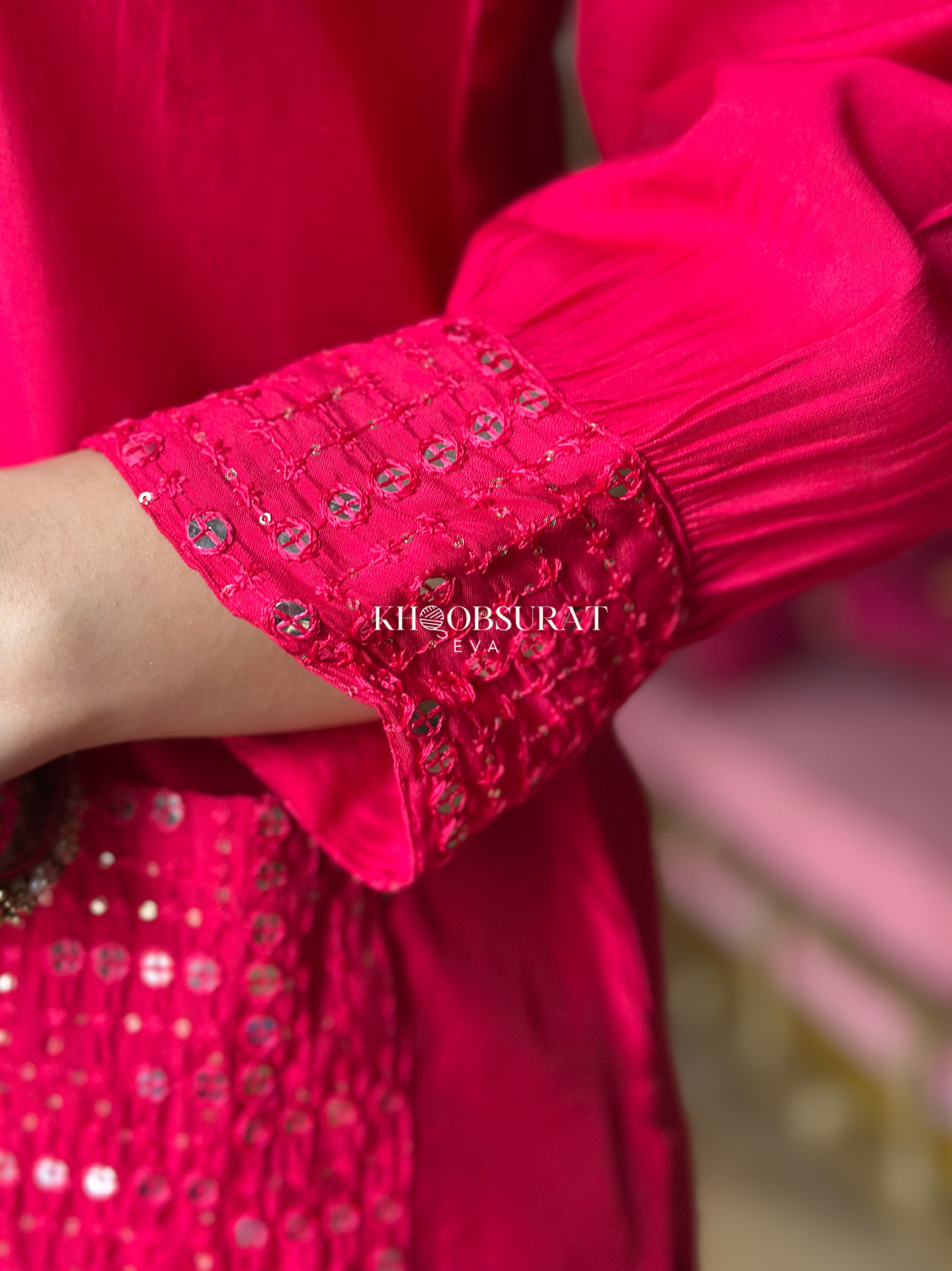 Stylish Pink Bollywood Kurta Set for Women - Traditional Indian Ethnic Wear for Festivals, Weddings & Parties