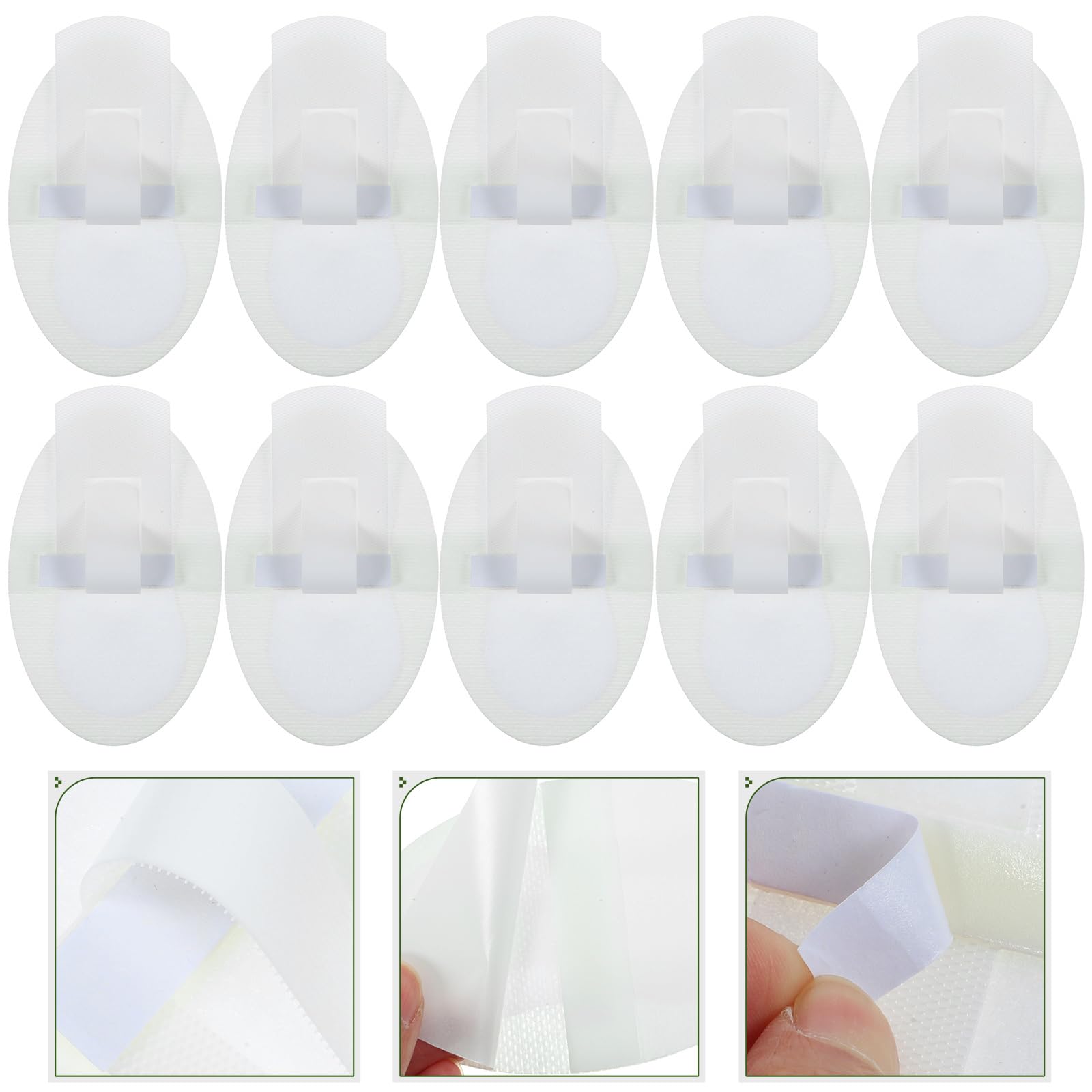 10pcs Catheter Leg Band Holder - Secure & Comfortable Urinary Tube Drainage Bag Fixing Sticker | Medical Supplies for Post-Surgery, Home Care & Hospital Use