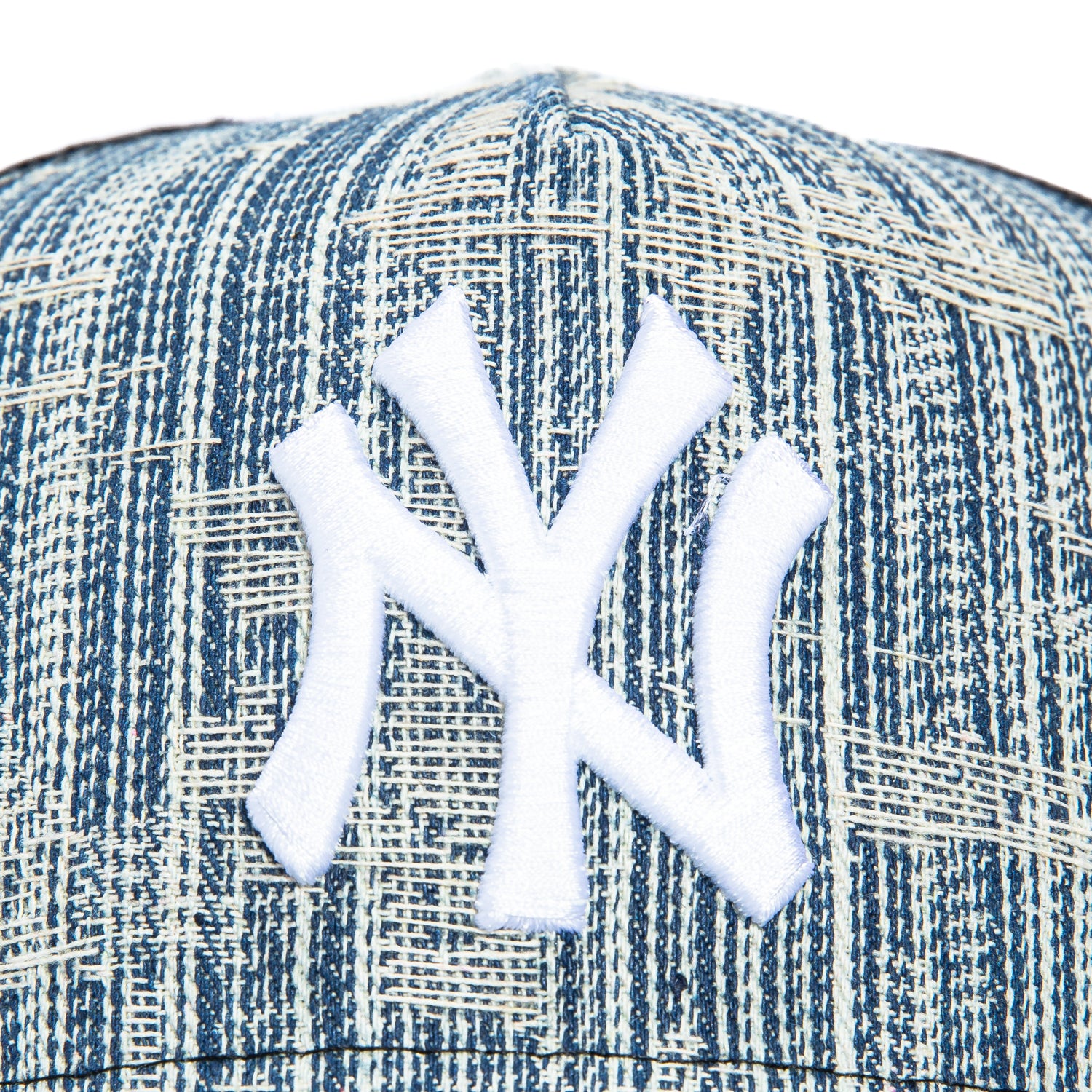 New Era 9Forty A-Frame New York Yankees Snapback Trucker Hat - Denim Navy Blue | Baseball Cap for Men & Women | Perfect for Games, Outdoor Activities & Streetwear Fashion