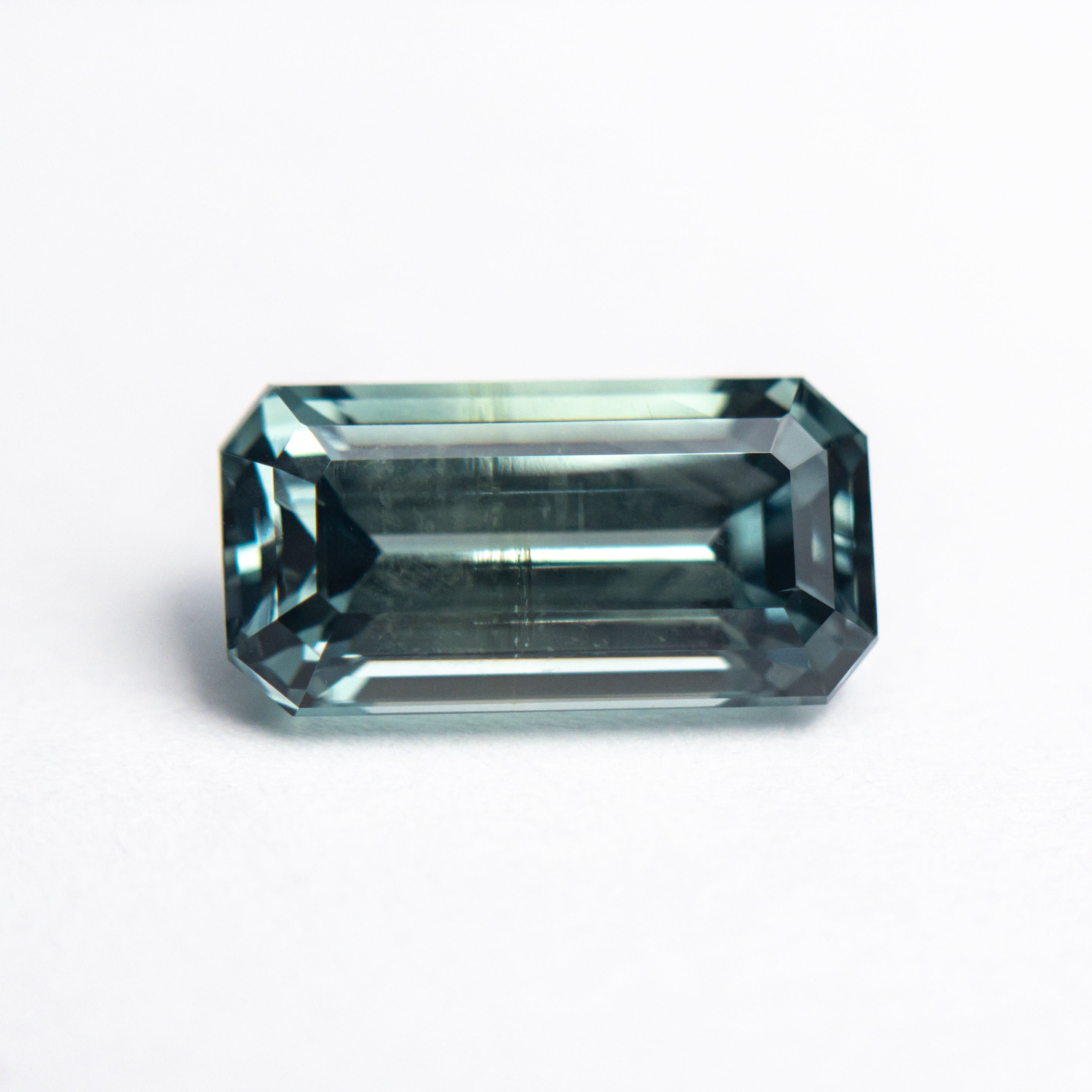 3.59ct Natural Blue Sapphire Gemstone - 11.04x5.67x5.03mm Step Cut Rectangle with Cut Corners for Engagement Rings & Fine Jewelry Making