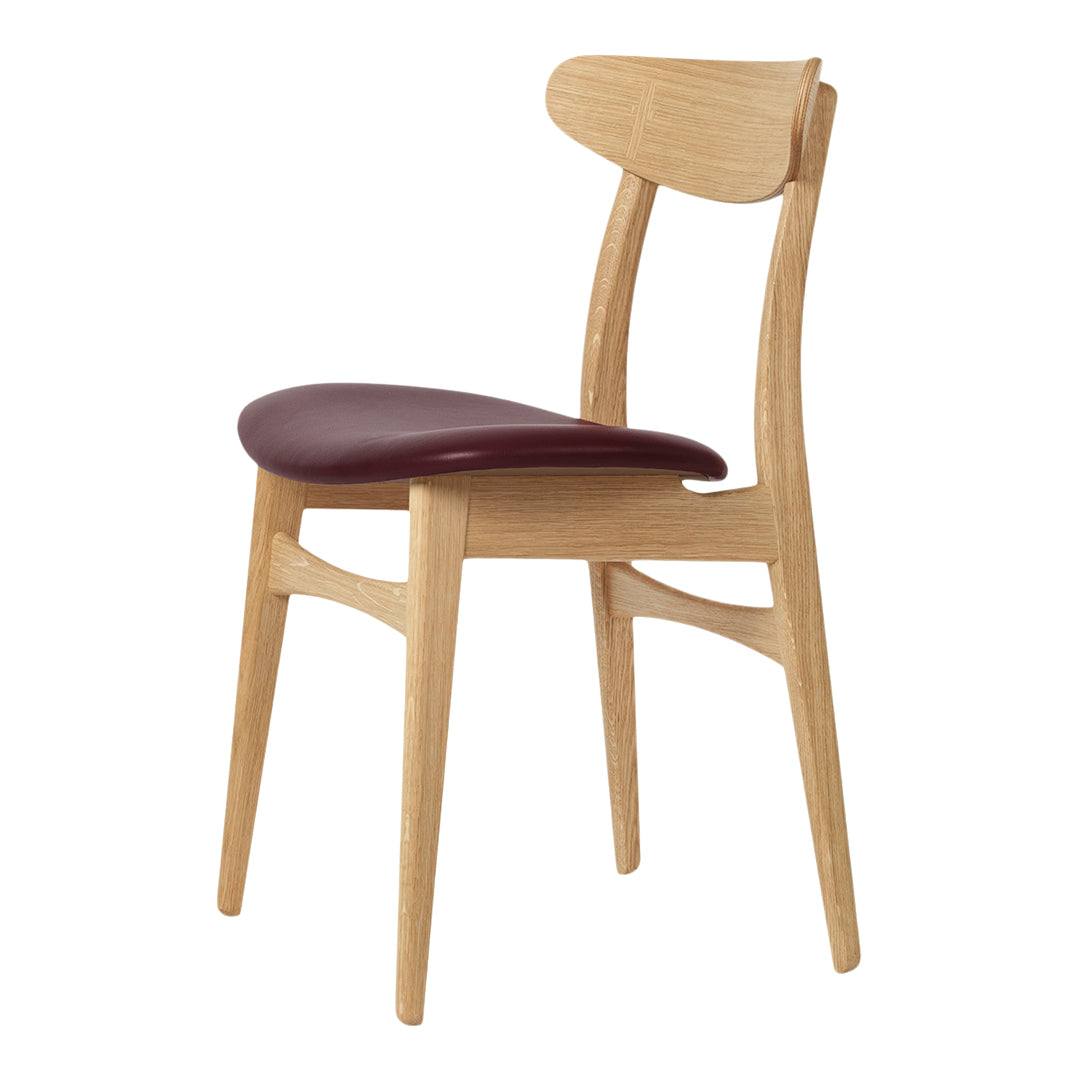 Carl Hansen & Son CH30P Wegner Chair - Mid-Century Modern Dining Chair with Oak Frame & Paper Cord Seat - Perfect for Dining Rooms, Kitchens & Home Offices
